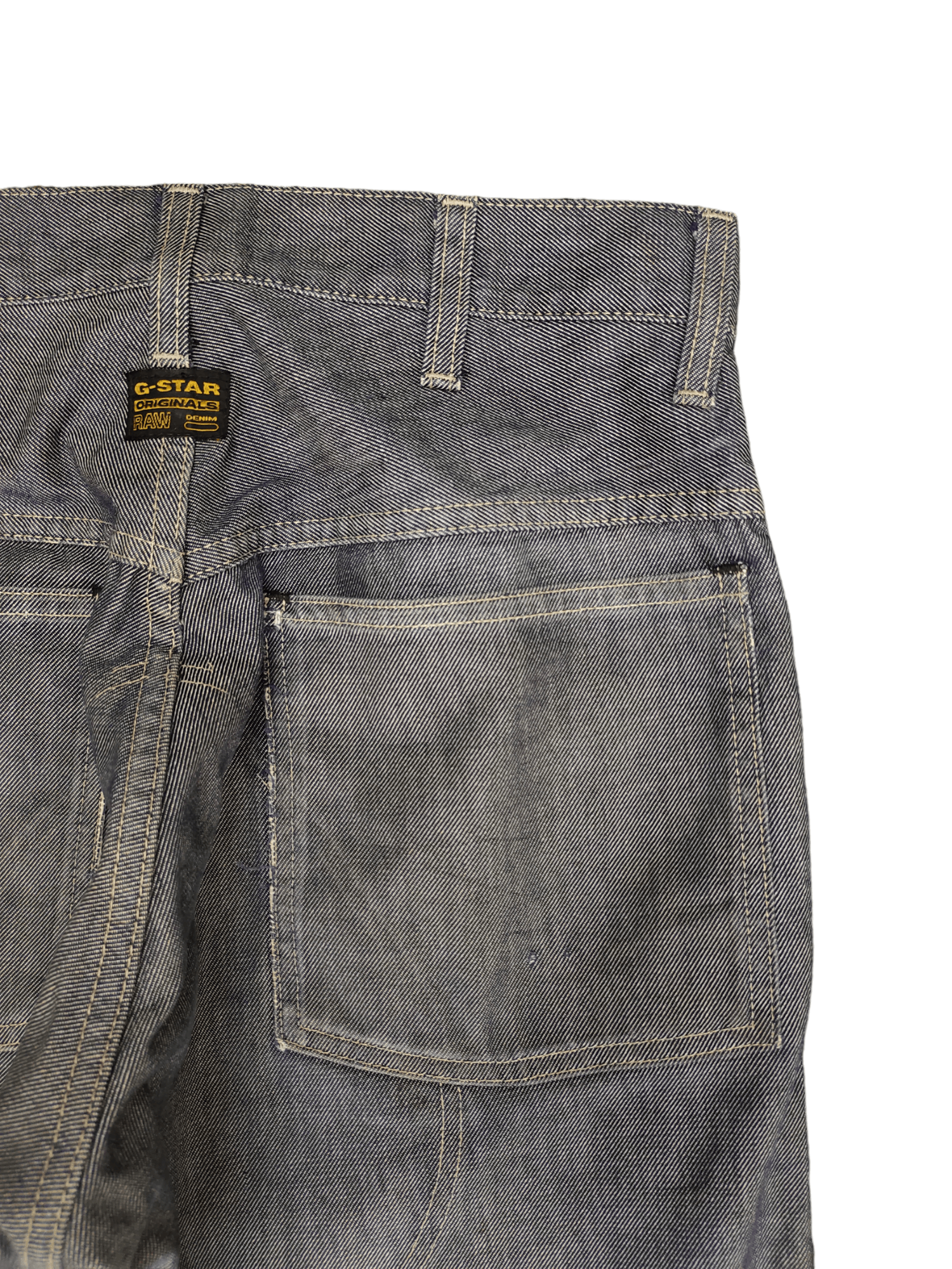 G-Star Vintage G Star Raw Denim Elwood Loose Distress Jeans Size US 31 - 4 Thumbnail