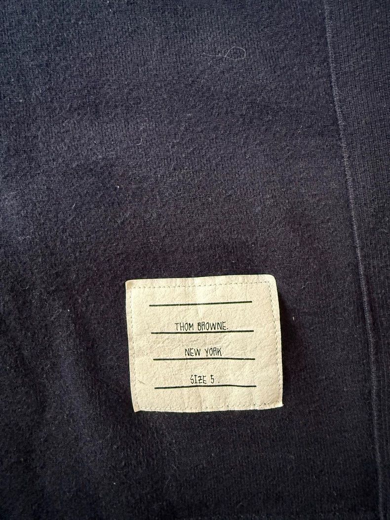Thom Browne Thom browne Classic four-striped round-neck pullover sweats Size US XXL / EU 58 / 5 - 4 Thumbnail