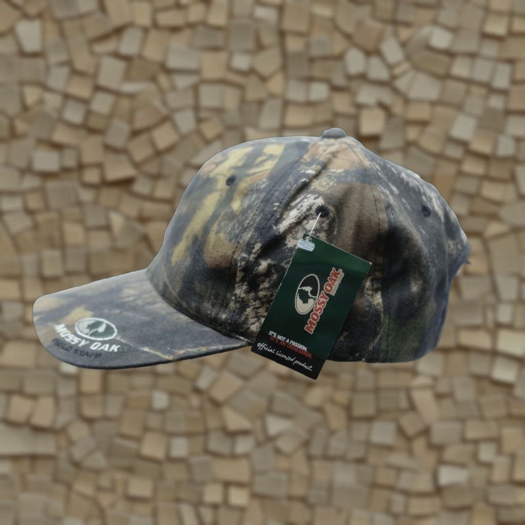 Vintage VINTAGE Mossy Oak REALTREE Field Staff Hat NWT Y2K 2001 Adjustable One Size Men’s Camouflage Baseball Cap Size ONE SIZE - 1 Thumbnail