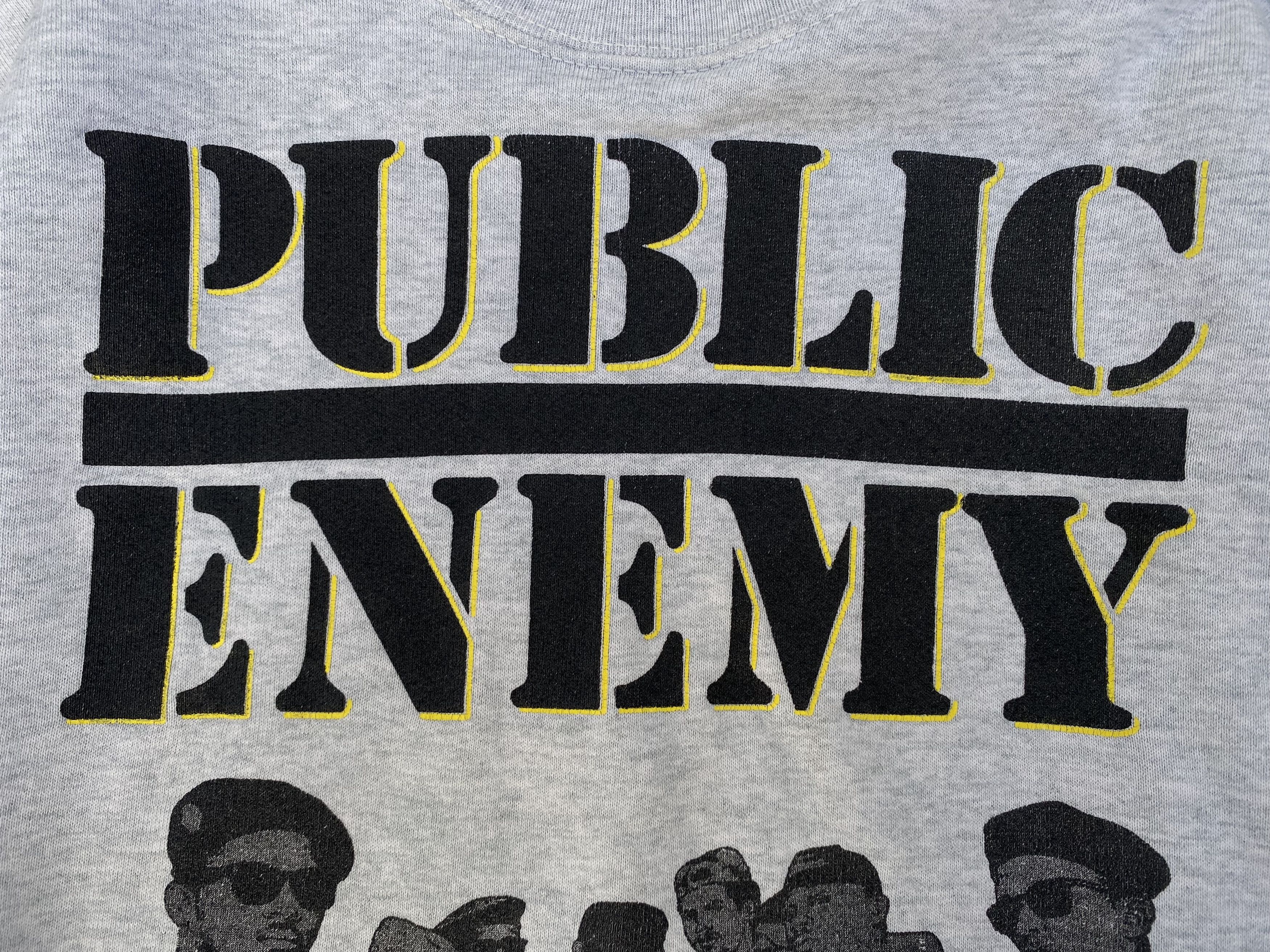 Public Enemy × Rap Tees Vintage 80s Public Enemy Sweatshirt Size US L / EU 52-54 / 3 - 5 Thumbnail