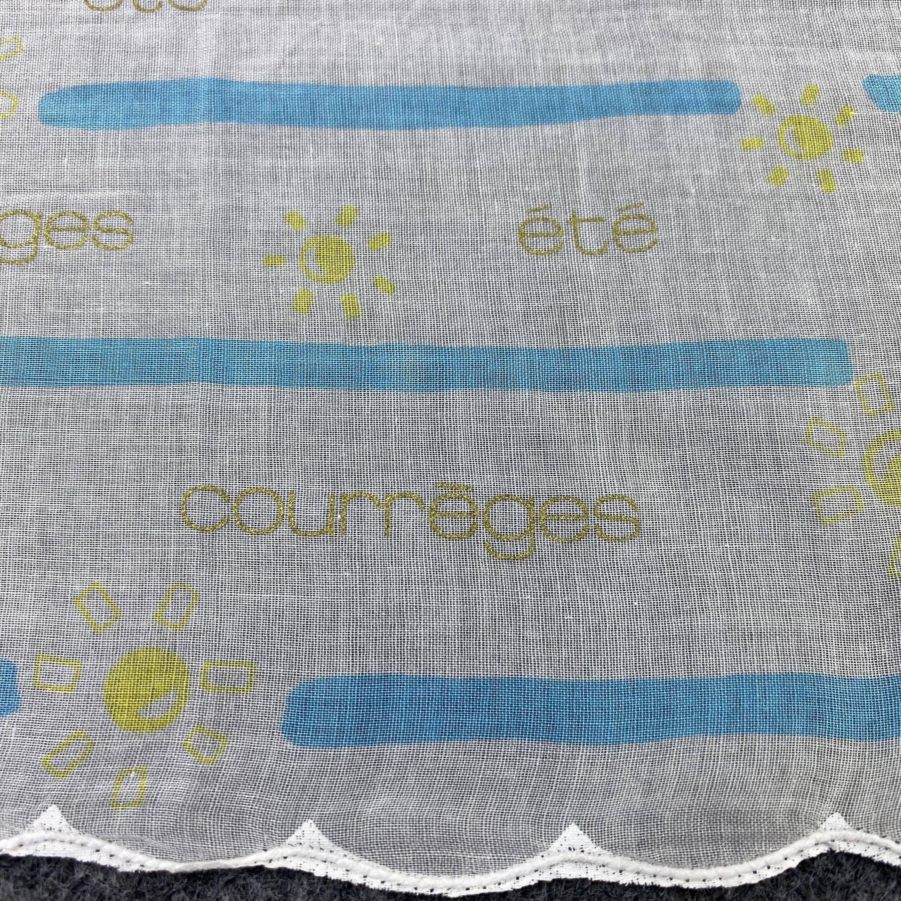 Courreges Courreges Handkerchief Neckerchief Bandana-B1909 Size ONE SIZE - 7 Thumbnail