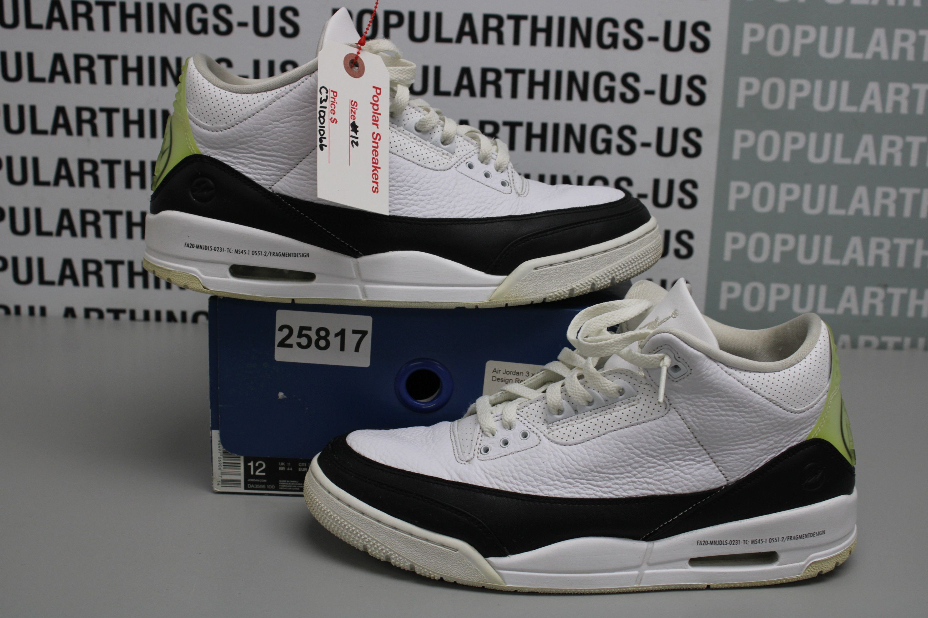 fragment x air jordan 3 retro sp