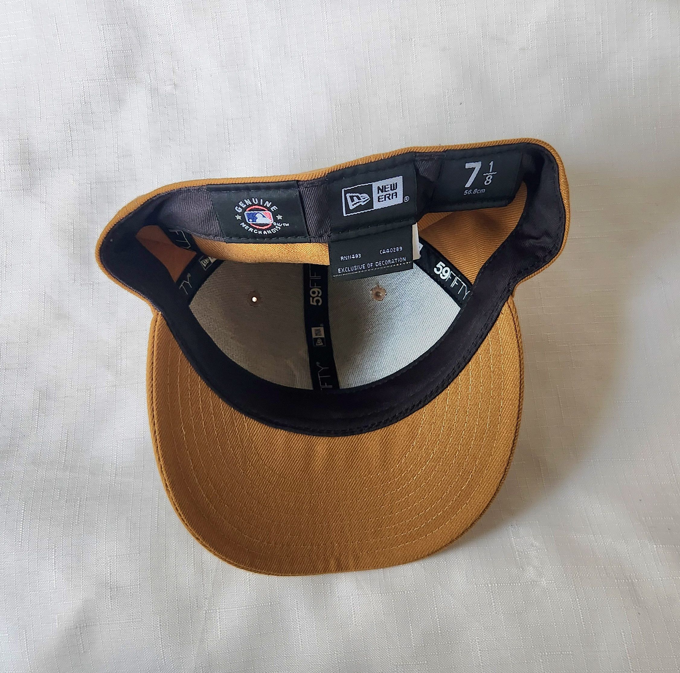 New Era New Era New York Yankeesl MLB Cap brown NY 59Fifty SZ 7 1/8 Size ONE SIZE - 6 Thumbnail