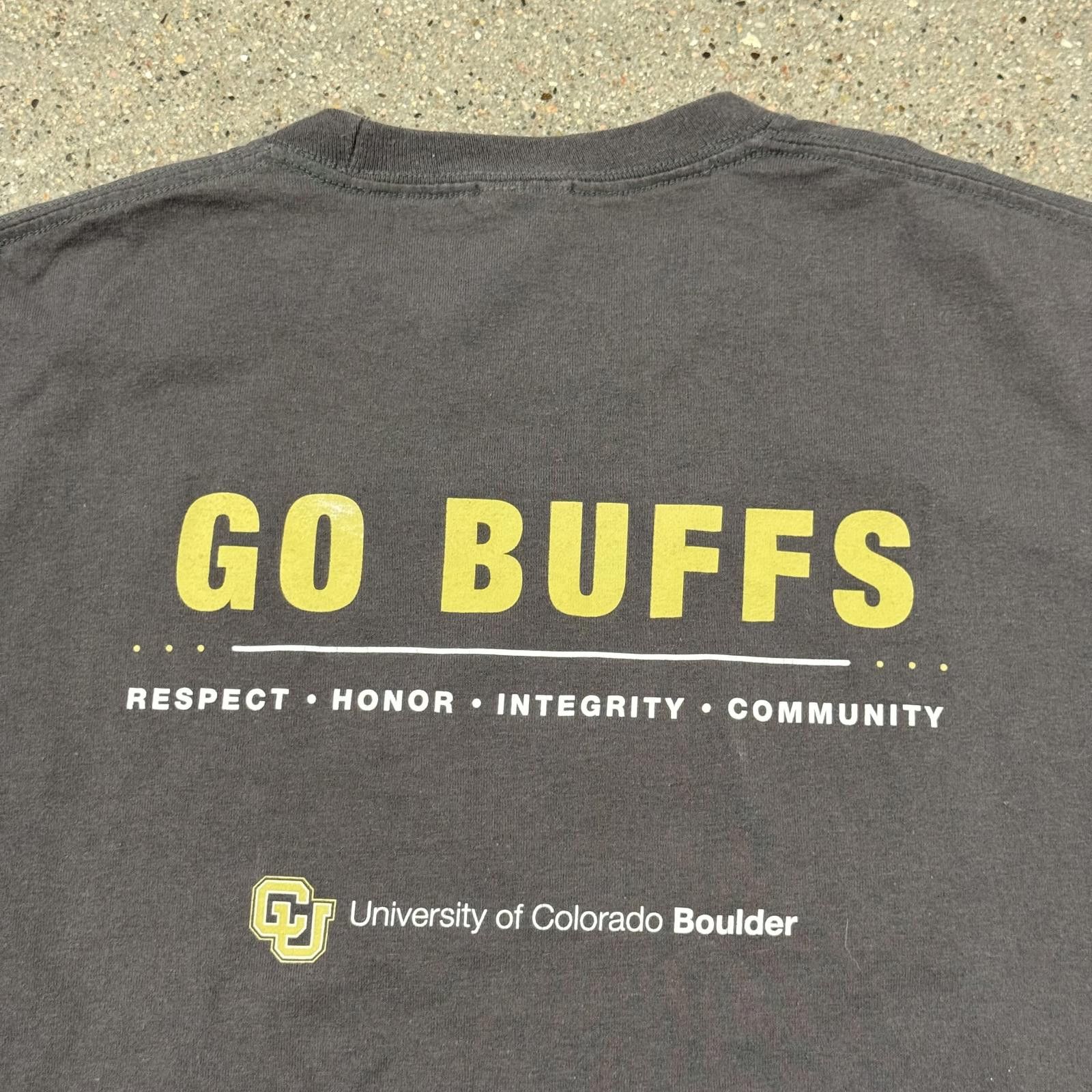 Designer Vtg CU Go Buffs T-Shirt Sz L Coach Prime Boulder CO Size US L / EU 52-54 / 3 - 9 Thumbnail