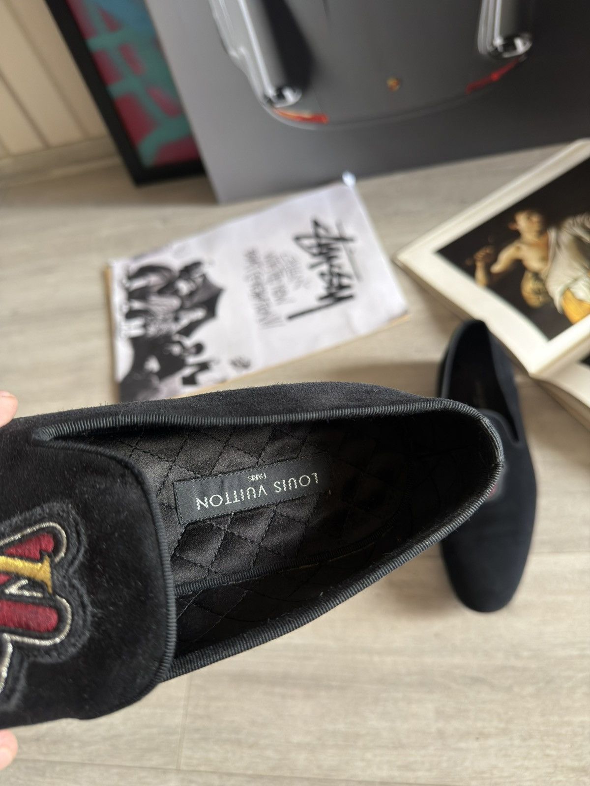 Louis Vuitton Louis vuitton loaffers HAND PEACE LOGO EMBROIDERY Size US 8 / EU 41 - 22 Thumbnail