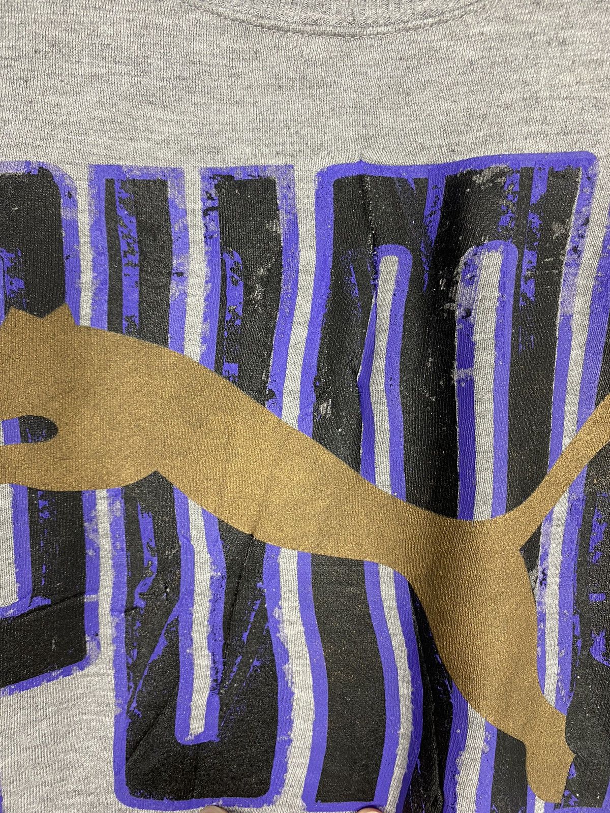 Puma Rare‼️ Vintage Puma Sweatshirt Big Logo Size S / US 4 / IT 40 - 5 Thumbnail