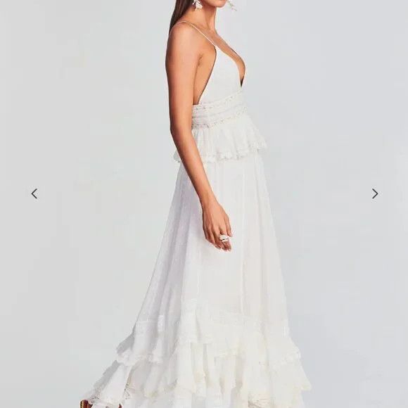 Rococo Sand Rococo Sand TYRA LONG DRESS White Size XS / US 0-2 / IT 36-38 - 2 Thumbnail