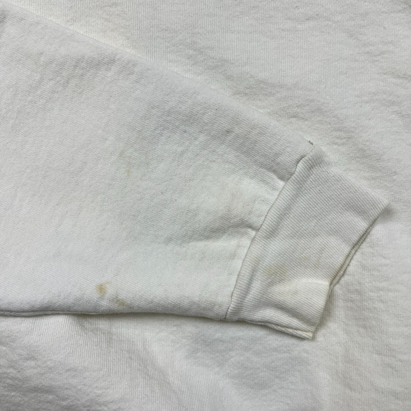 Vintage University of Waterloo Sweatshirt Large White Pullover 90s Size US L / EU 52-54 / 3 - 6 Thumbnail