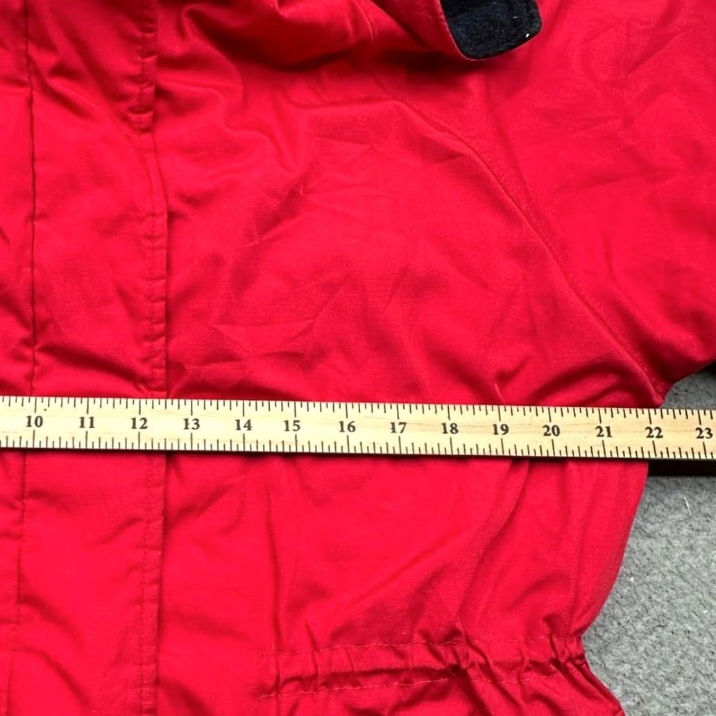 Vintage VINTAGE Woolrich Long Hooded Parka Jacket Womens Large Red Wool Plaid Lined Size L / US 10 / IT 46 - 4 Thumbnail