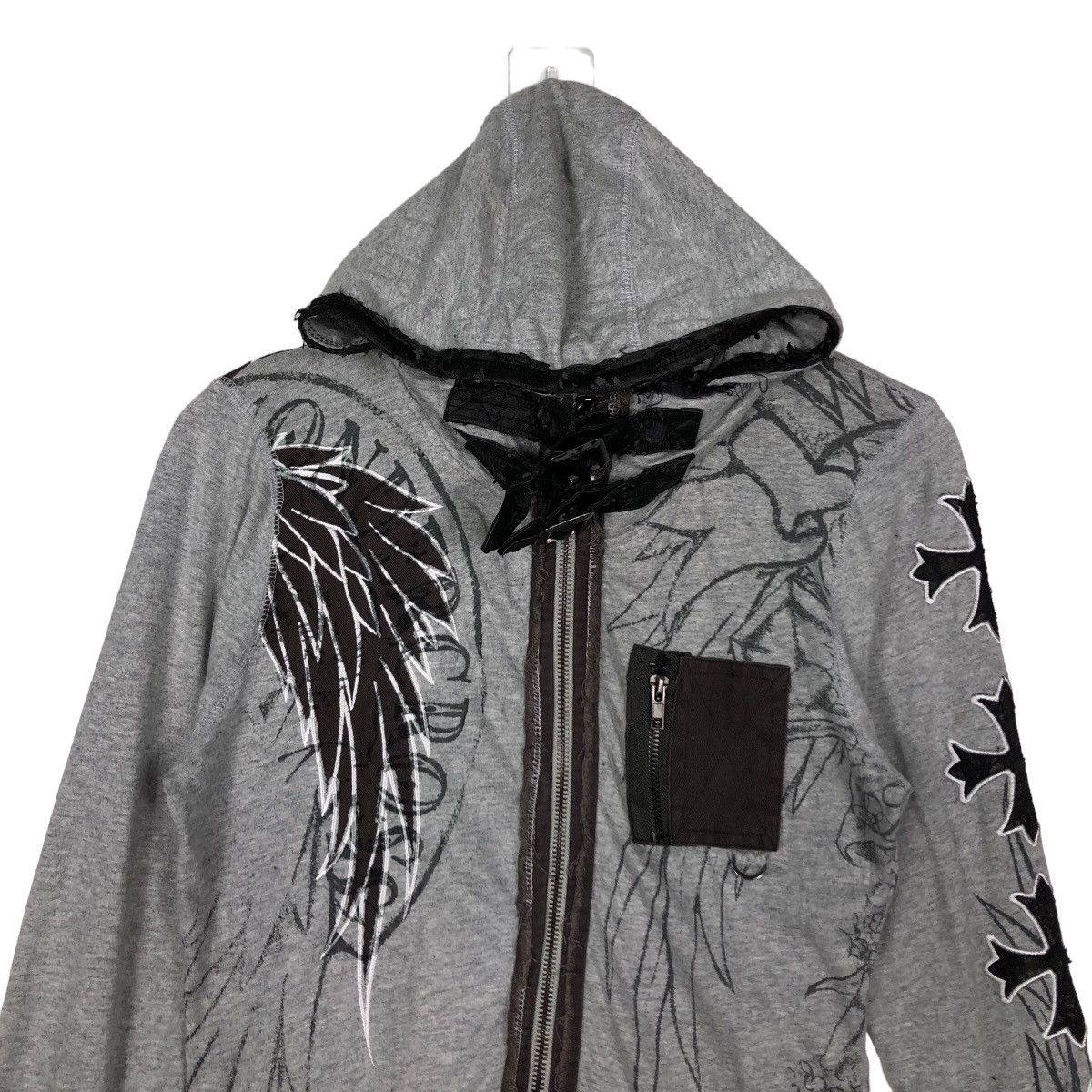 Hysteric Glamour 🔥Rare Hoodie Jacket Bondage Punk Design Over Print Ghtz Size US S / EU 44-46 / 1 - 2 Thumbnail
