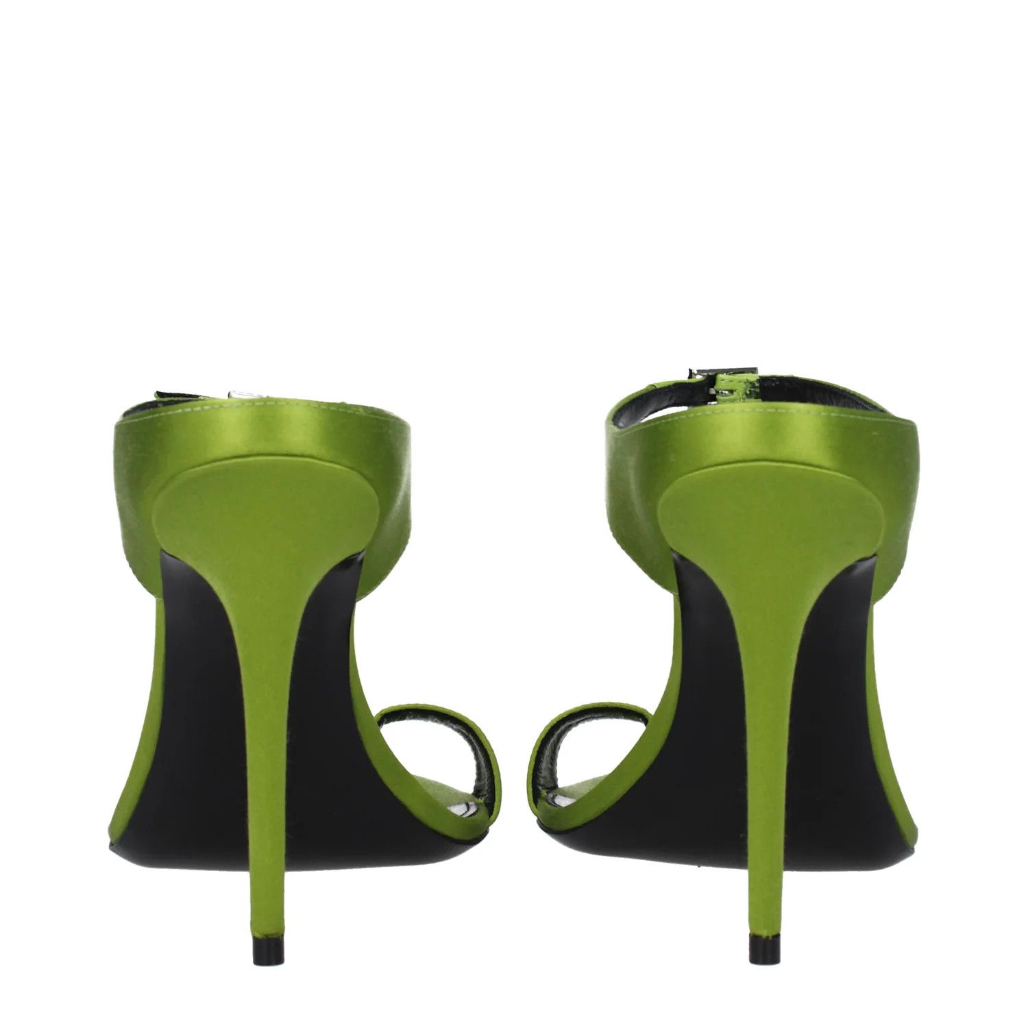 Saint Laurent Paris ob1o1e1224 Satin Flip Flops in Green Size US 6 / IT 36 - 5 Thumbnail