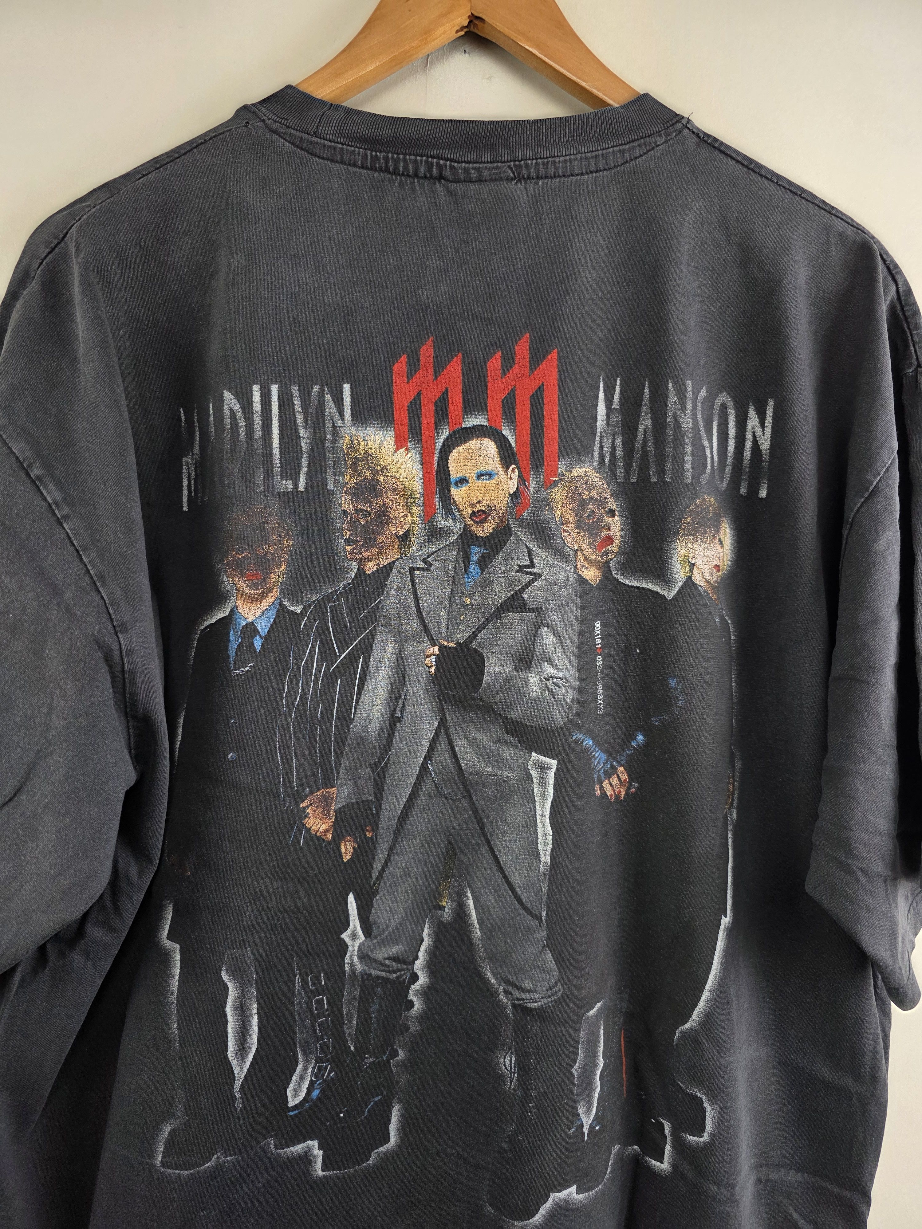 Marilyn Manson 2000 Marilyn Manson 90s Vintage T shirt XL 24" 30" Size US XL / EU 56 / 4 - 7 Thumbnail