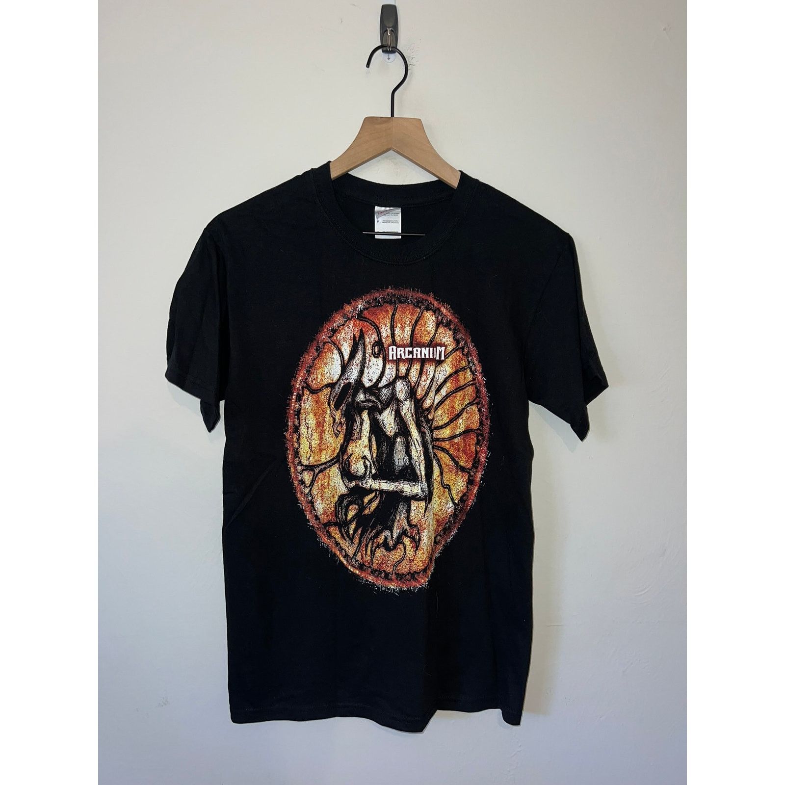 Gildan 2009 Arcanium Metal Concert Tour Black Shirt 2000s S Y2K Size US S / EU 44-46 / 1 - 1 Thumbnail