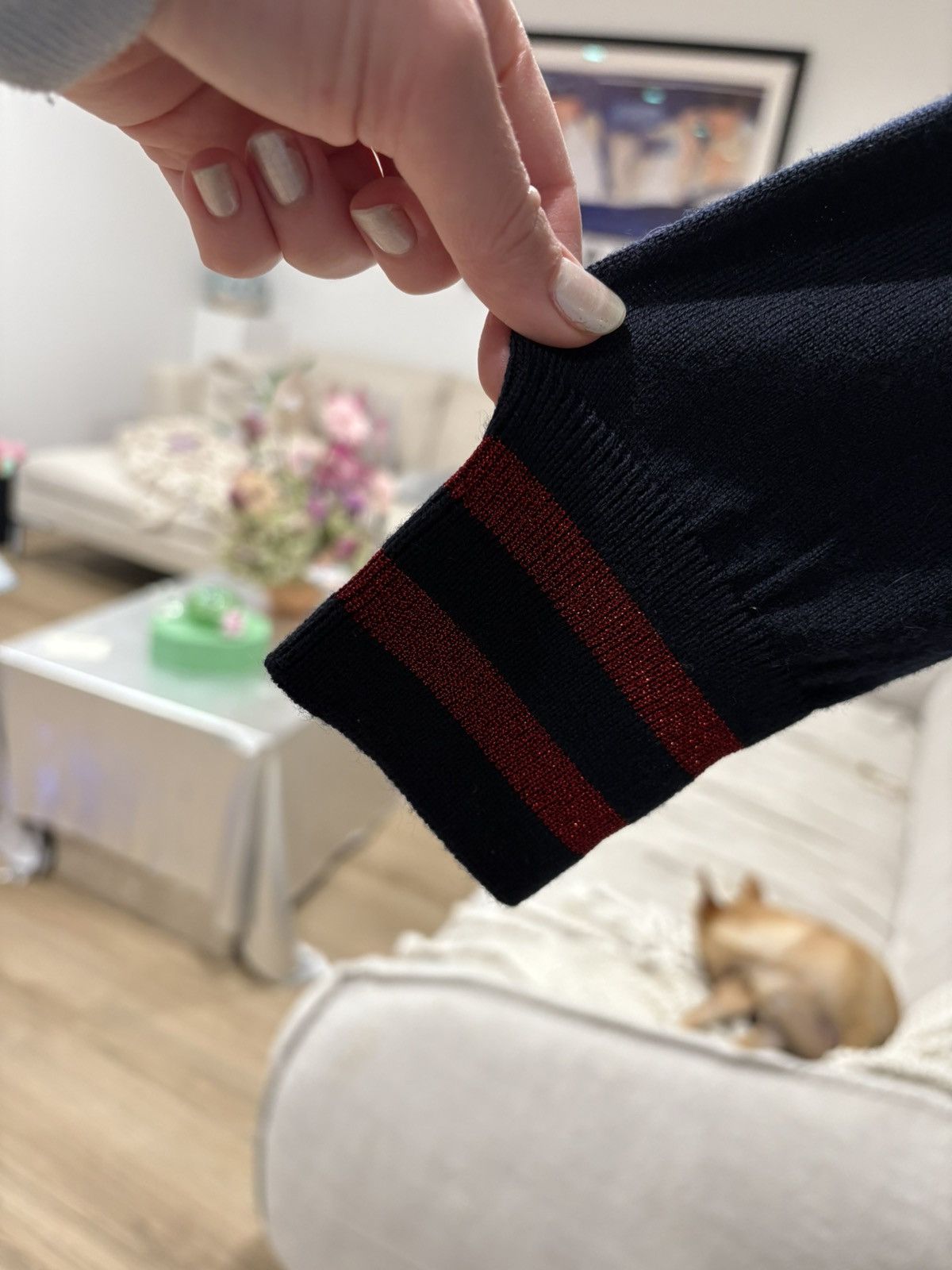 Maison Kitsune Maison Kitsuné Navy / Red Shirt Size US S / EU 44-46 / 1 - 6 Thumbnail