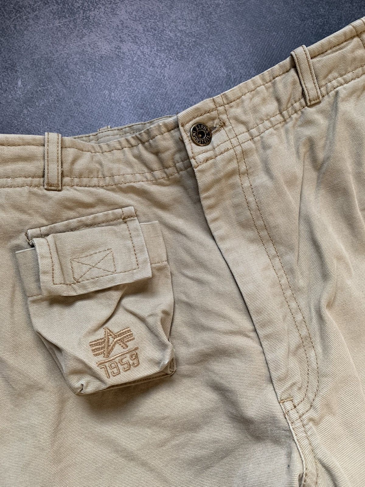 Alpha Industries × Vintage Alpha Industries vintage cargo pants y2k Size US 32 / EU 48 - 4 Thumbnail
