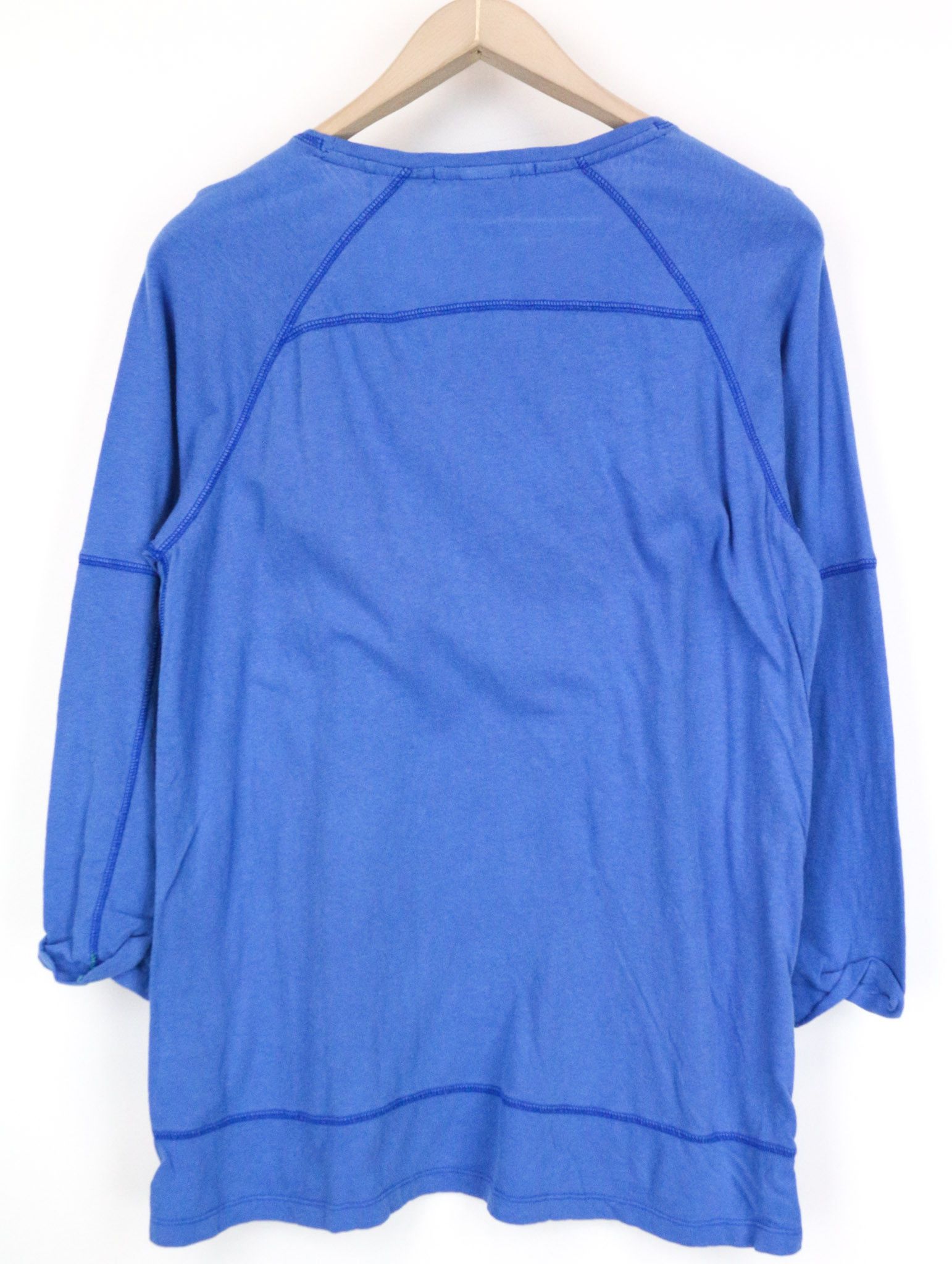 Scotch & Soda AMS BLAUW S/M Blue Pocket 3/4 Sleeve T-Shirt 74479 Size US S / EU 44-46 / 1 - 2 Thumbnail