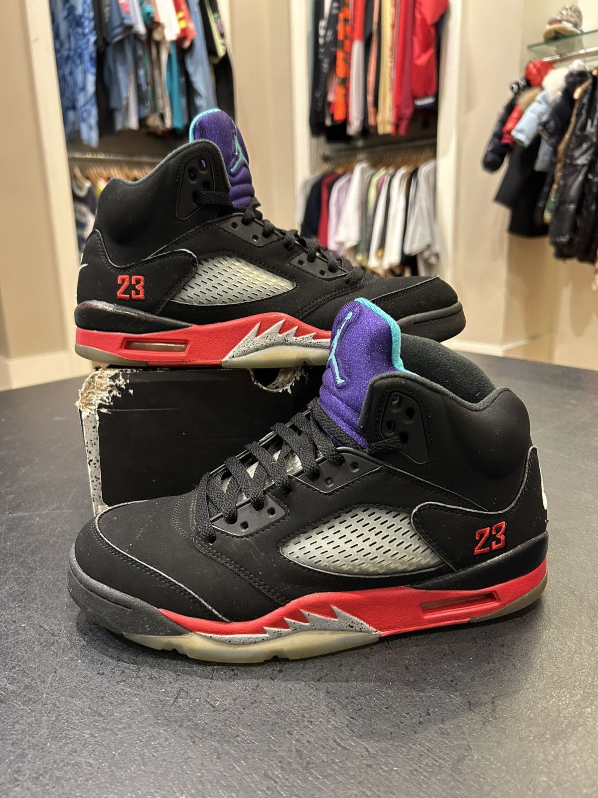 Jordan 5 Retro Top 3 Black 2020 Size 8.5 Air Jordan 5 Retro “Top 3” (GS) main image 2