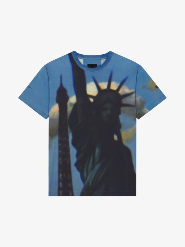 image of Givenchy O1Srvl11E0224 T-Shirts In Multicolor, Men's (Size XL)