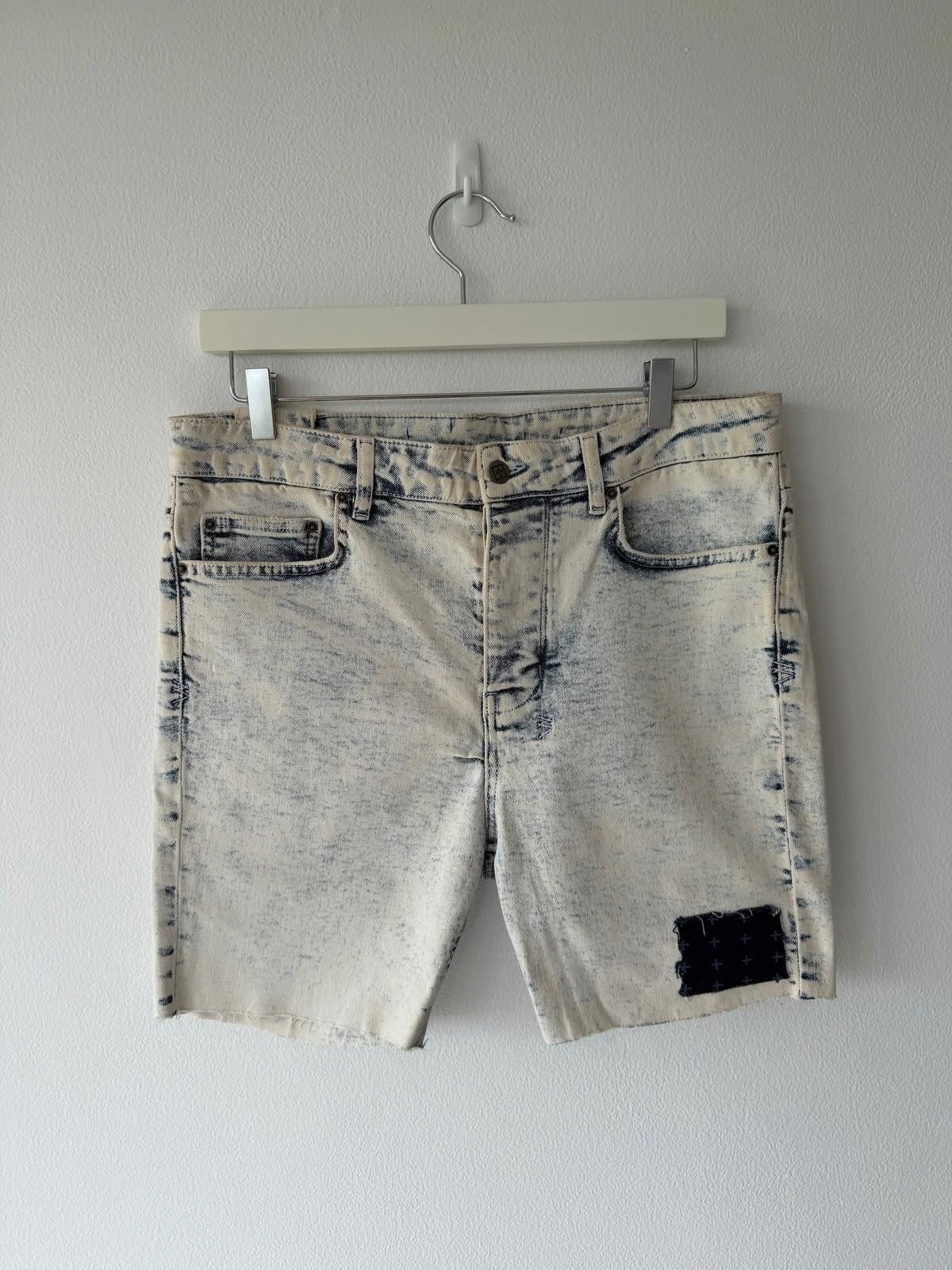 Ksubi new Ksubi mens denim shorts chopper white blue 32 34 Size US 32 / EU 48 - 1 Thumbnail