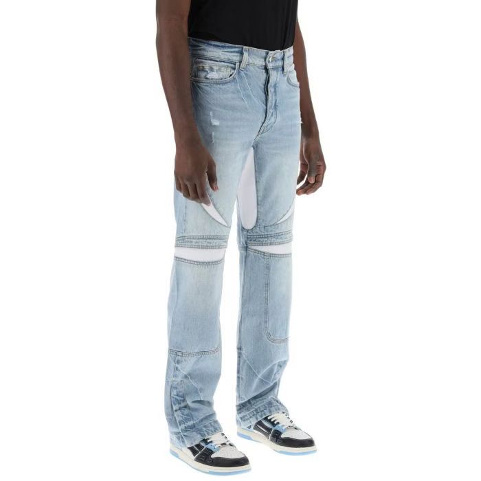 Amiri o1w1db10125 MX-3 Jeans in Blue Size US 29 - 3 Thumbnail