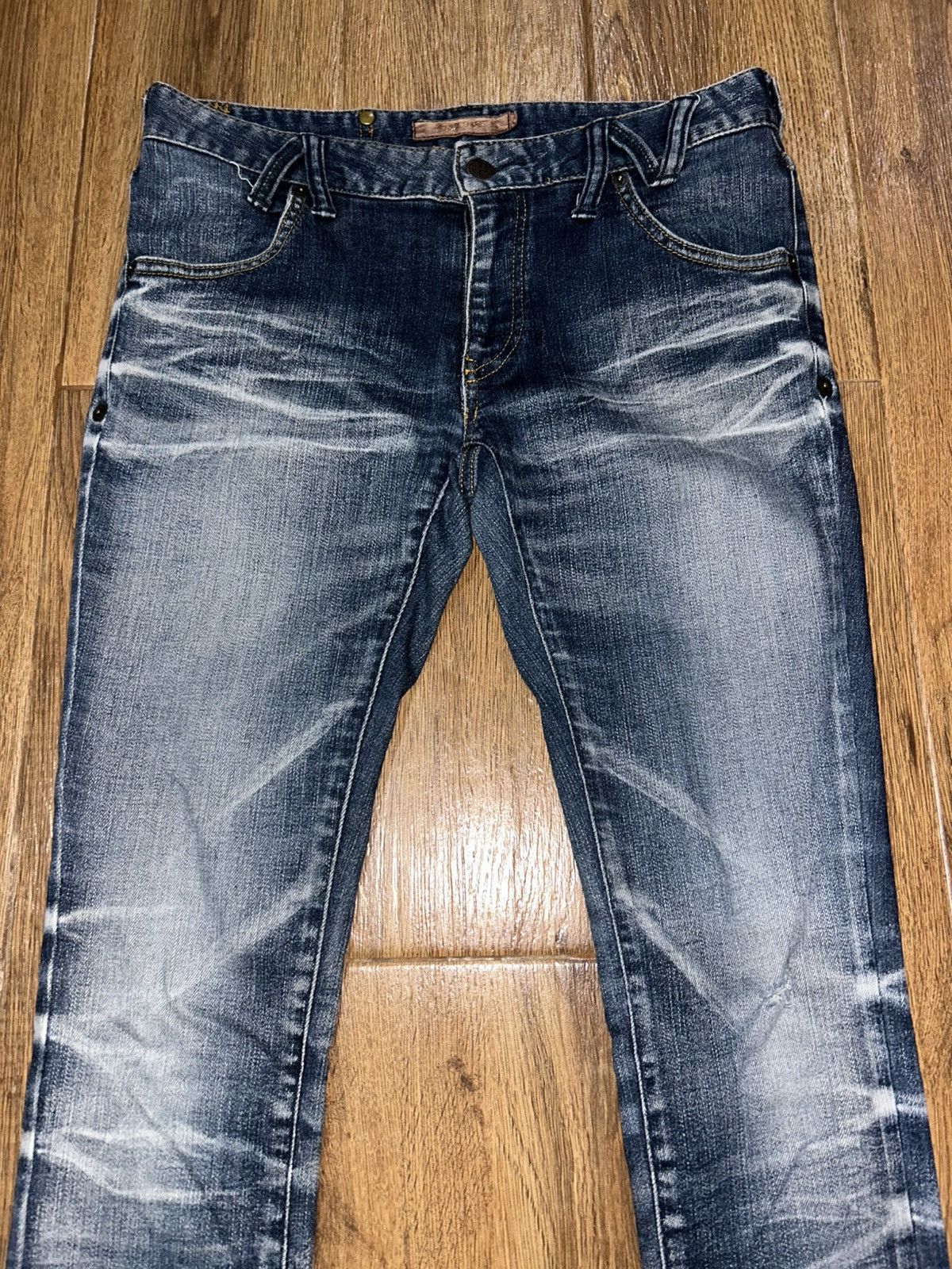 Tornado Mart Tornado Mart Vanquish Power Stretch Skinny Denim Pants Size 28" / US 6 / IT 42 - 2 Thumbnail