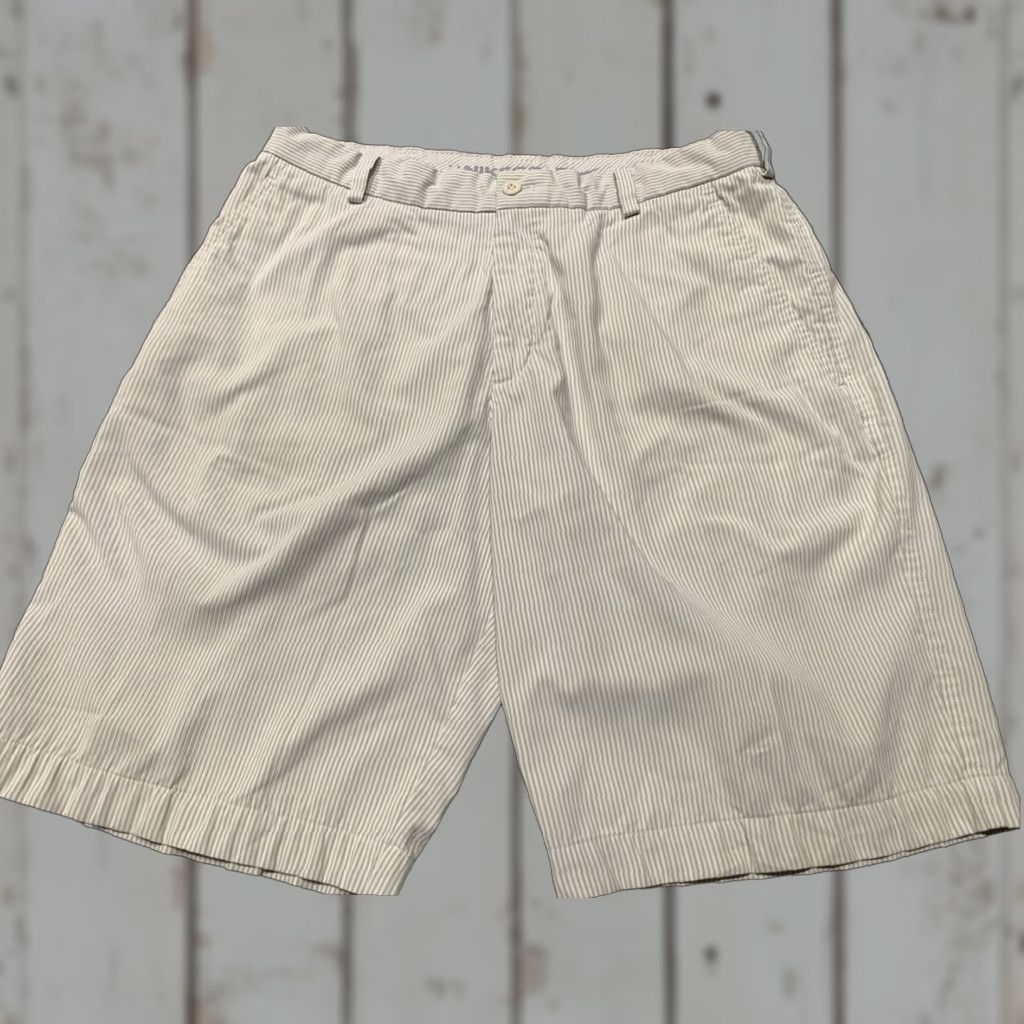 Nike Nike Mens Gray Striped Golf Shorts Size 32 Size US 32 / EU 48 - 1 Thumbnail