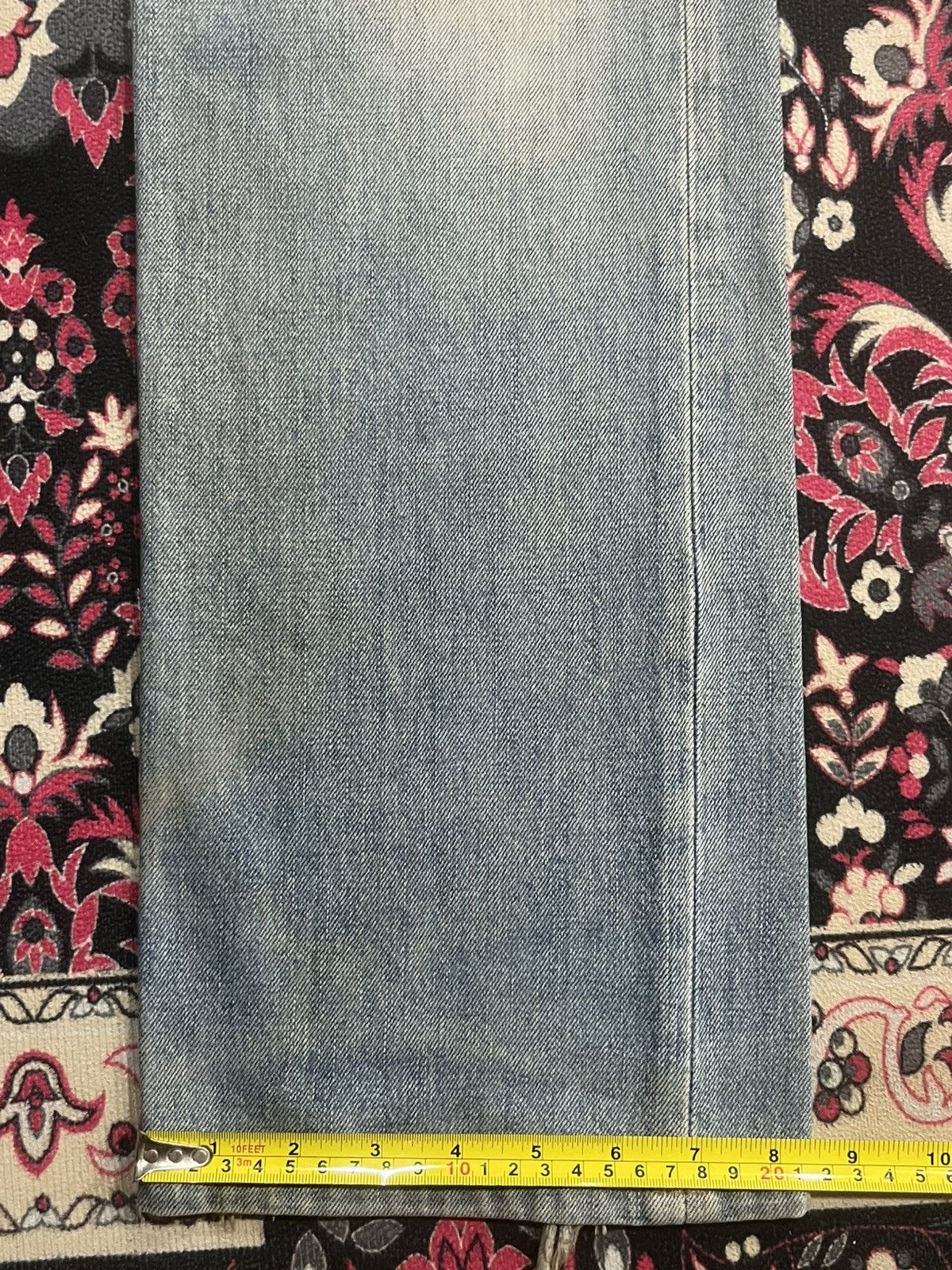 Big John Vintage Japan Big John Union Made Repro Heavy Fade Rip Jeans Size US 32 / EU 48 - 15 Thumbnail