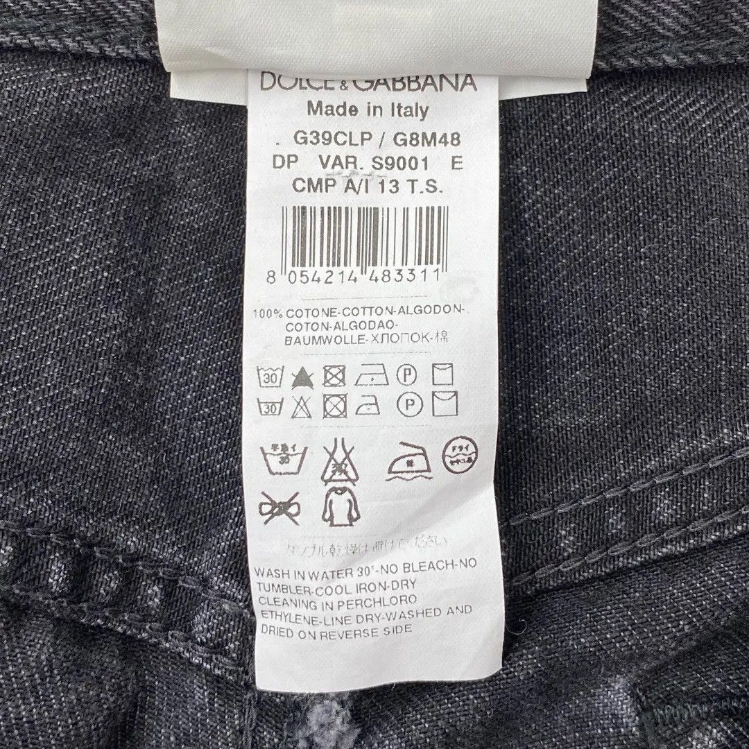 Dolce & Gabbana Dolce & Gabbana Black Jeans Size US 32 / EU 48 - 9 Thumbnail