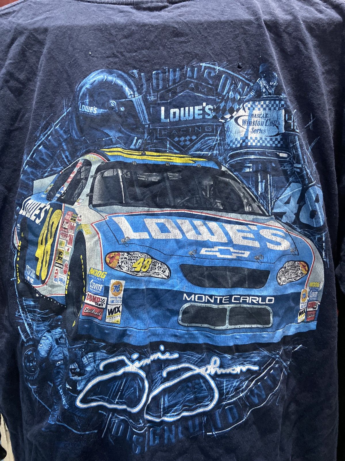 NASCAR × Vintage Vintage nascar overprint by jimme Johnson LOWE's Size US L / EU 52-54 / 3 - 6 Thumbnail
