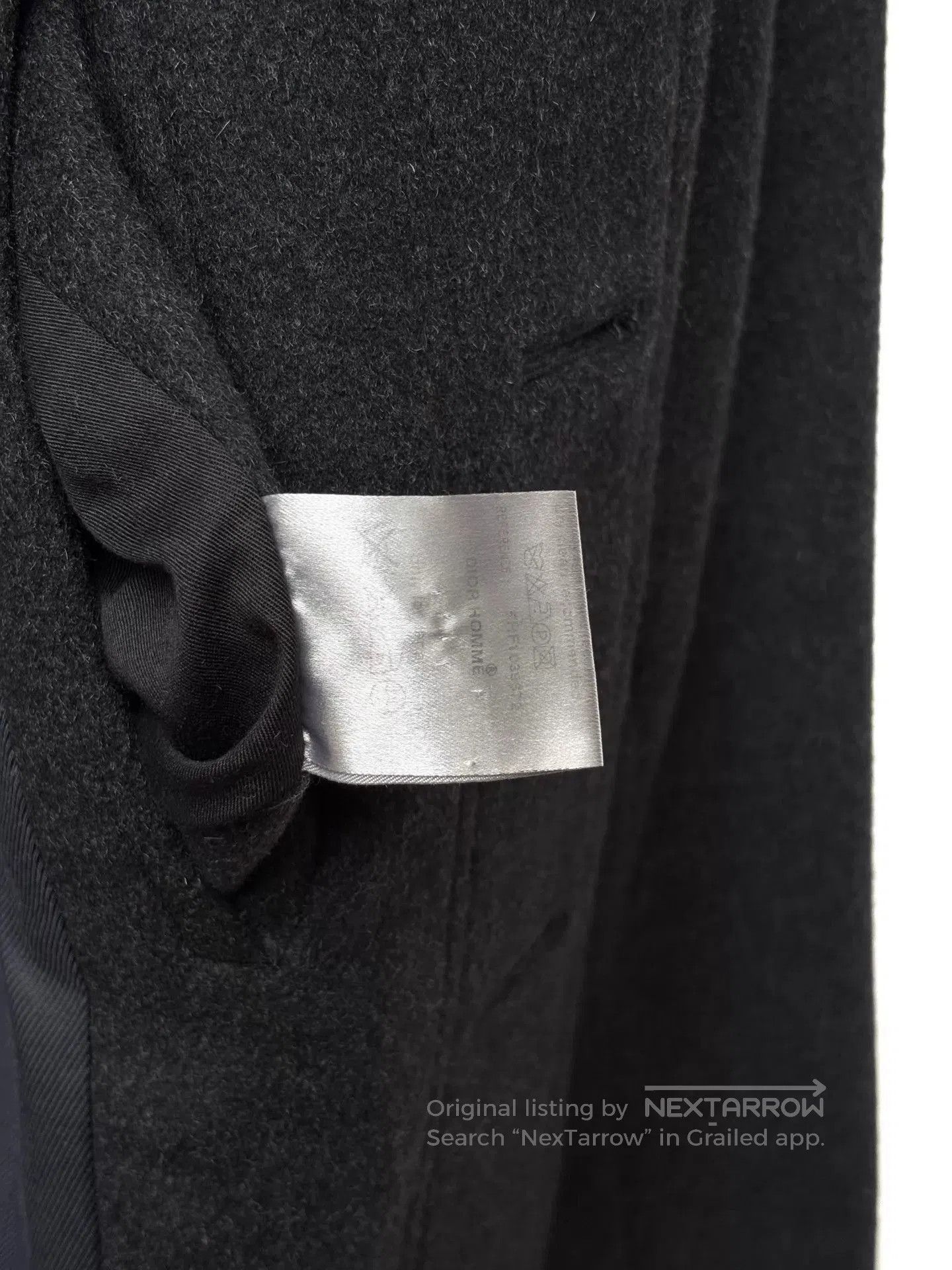 Dior Black Long Wool Blend Coat Size S. Size US S / EU 44-46 / 1 - 8 Thumbnail