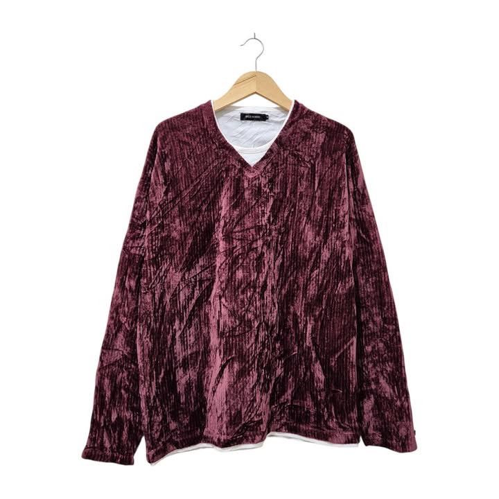 Yohji Yamamoto Yohji yamamoto velved long slevee Size US L / EU 52-54 / 3 - 2 Thumbnail