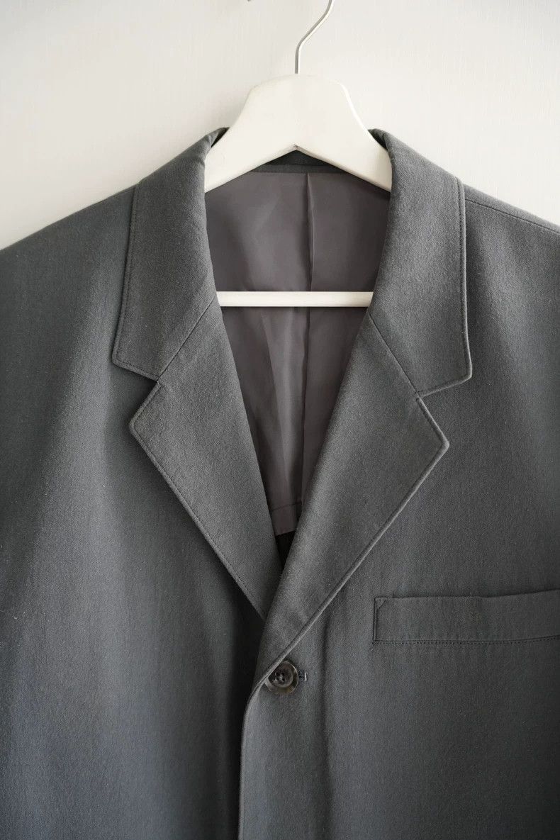 Yohji Yamamoto Yohji Yamamoto Yohji Yamamoto Long Gray Suit Jacket Size US S / EU 44-46 / 1 - 3 Thumbnail