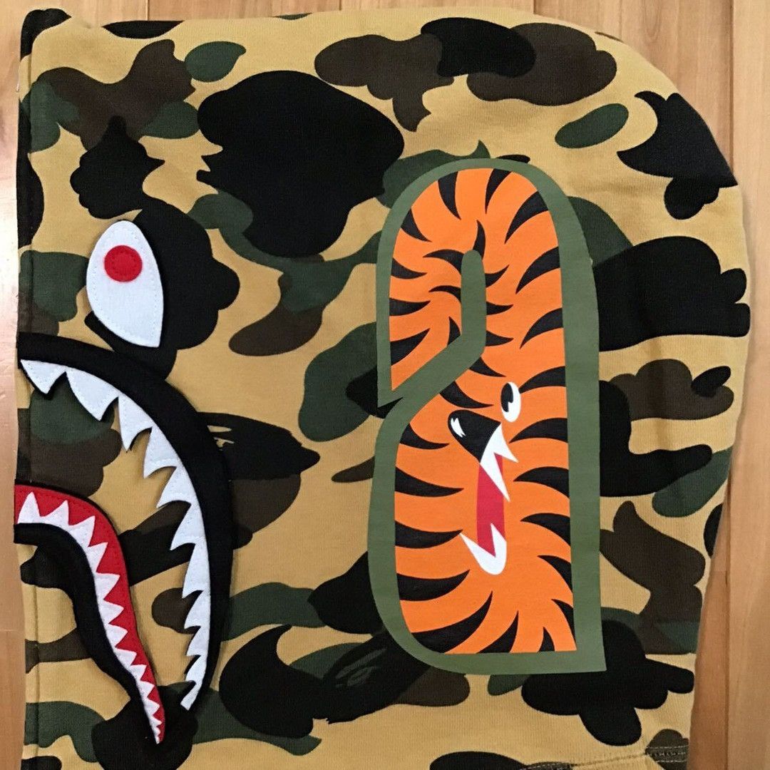 Bape BAPE camo DETACHABLE Shark full zip hoodie a bathing ape Size US XXL / EU 58 / 5 - 7 Thumbnail