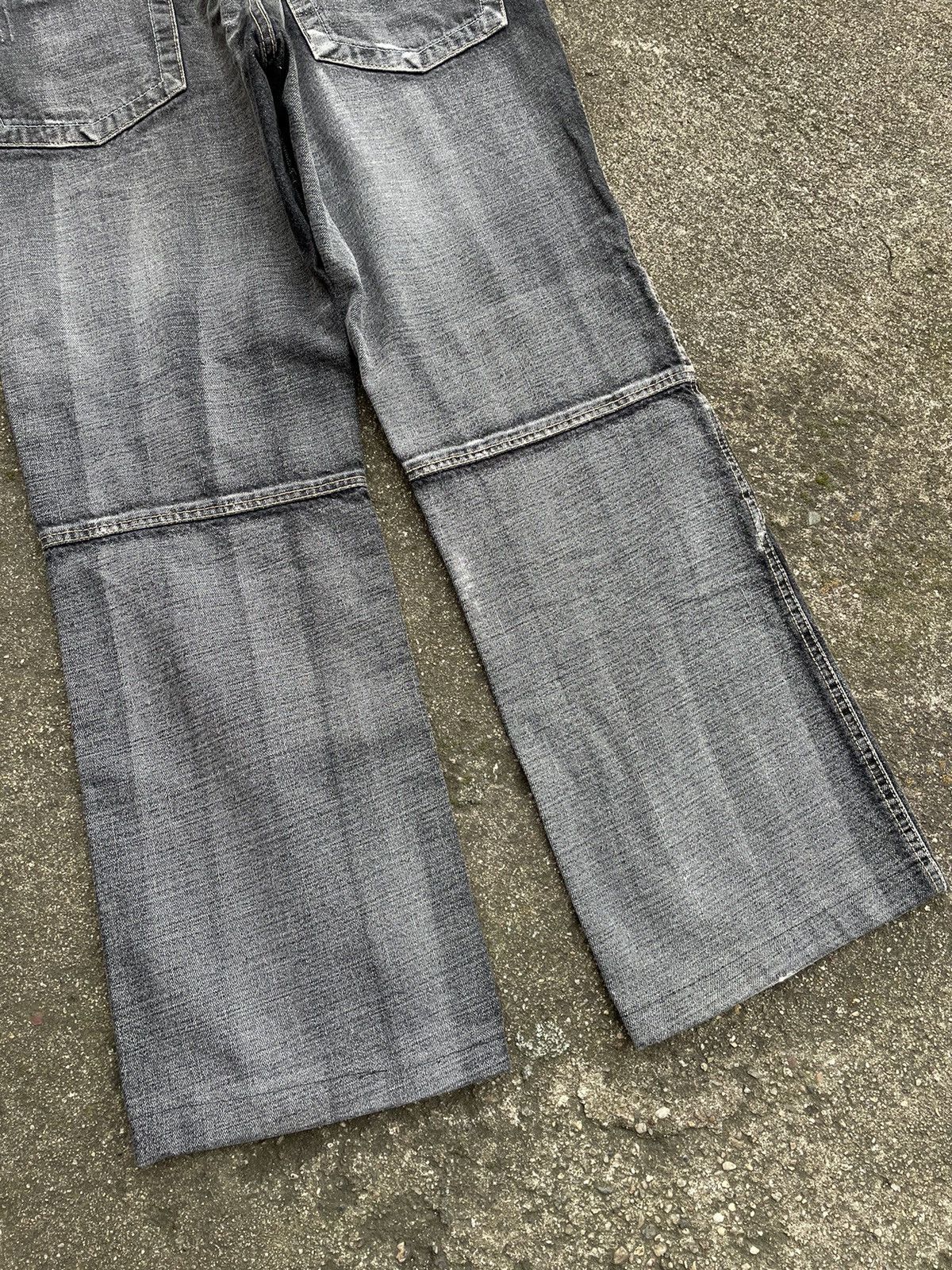 Affliction × Vintage Crazy Vintage Y2K Baggy Cross Jeans Opium Wide Leg Skater Size US 34 / EU 50 - 9 Thumbnail
