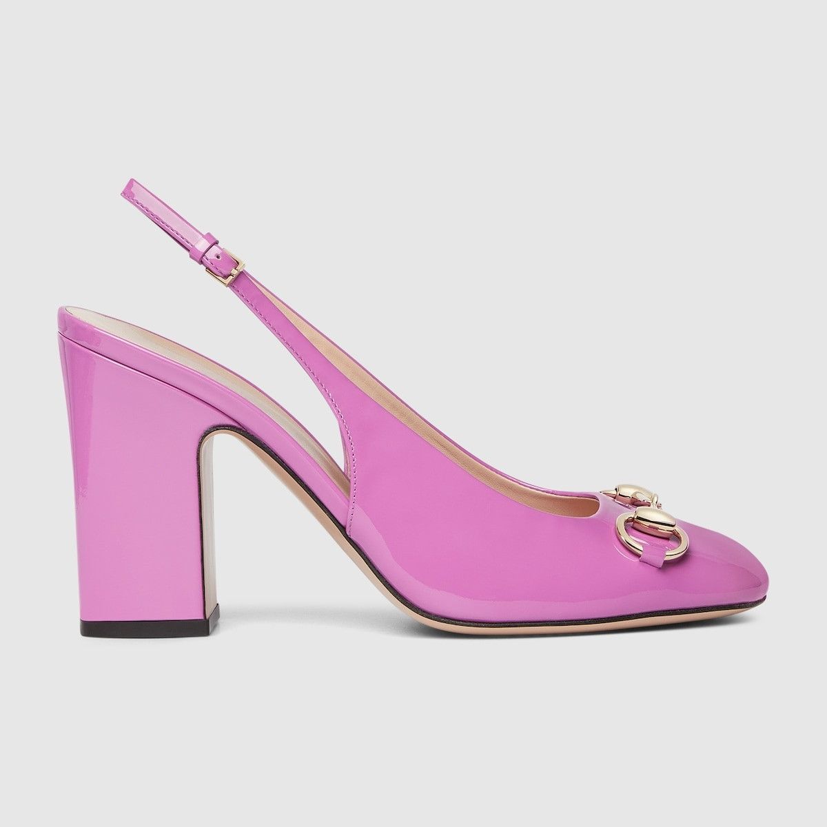 Gucci oc11z1025 Horsebit Slingback in Pink Size US 6.5 / IT 36.5 - 1 Thumbnail