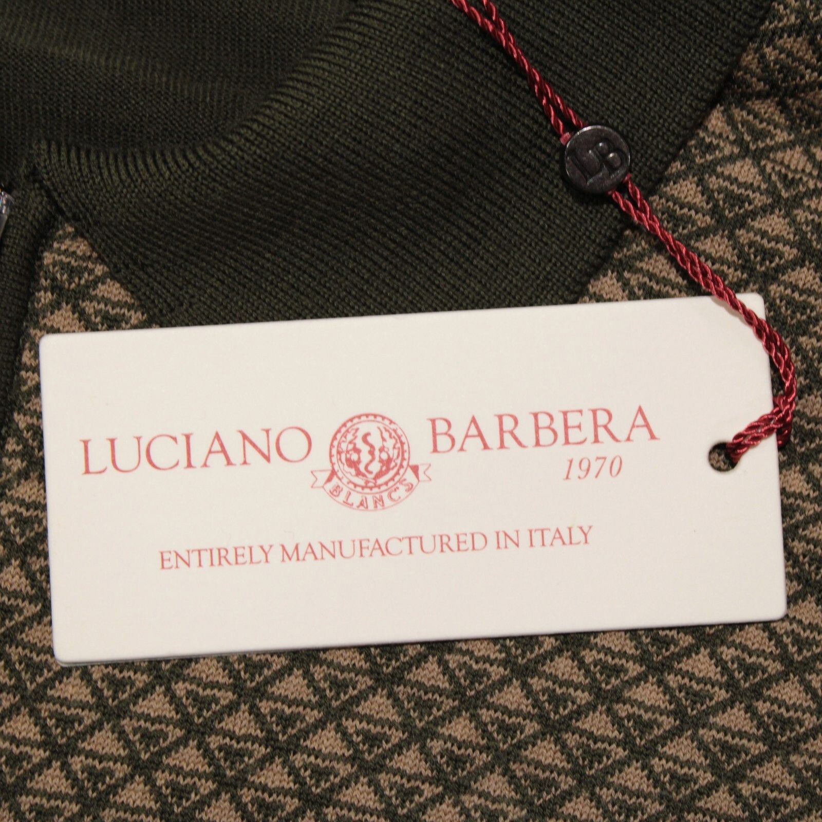 Luciano Barbera Luciano Barbera Sweater Size US M in Green Size US M / EU 48-50 / 2 - 2 Thumbnail