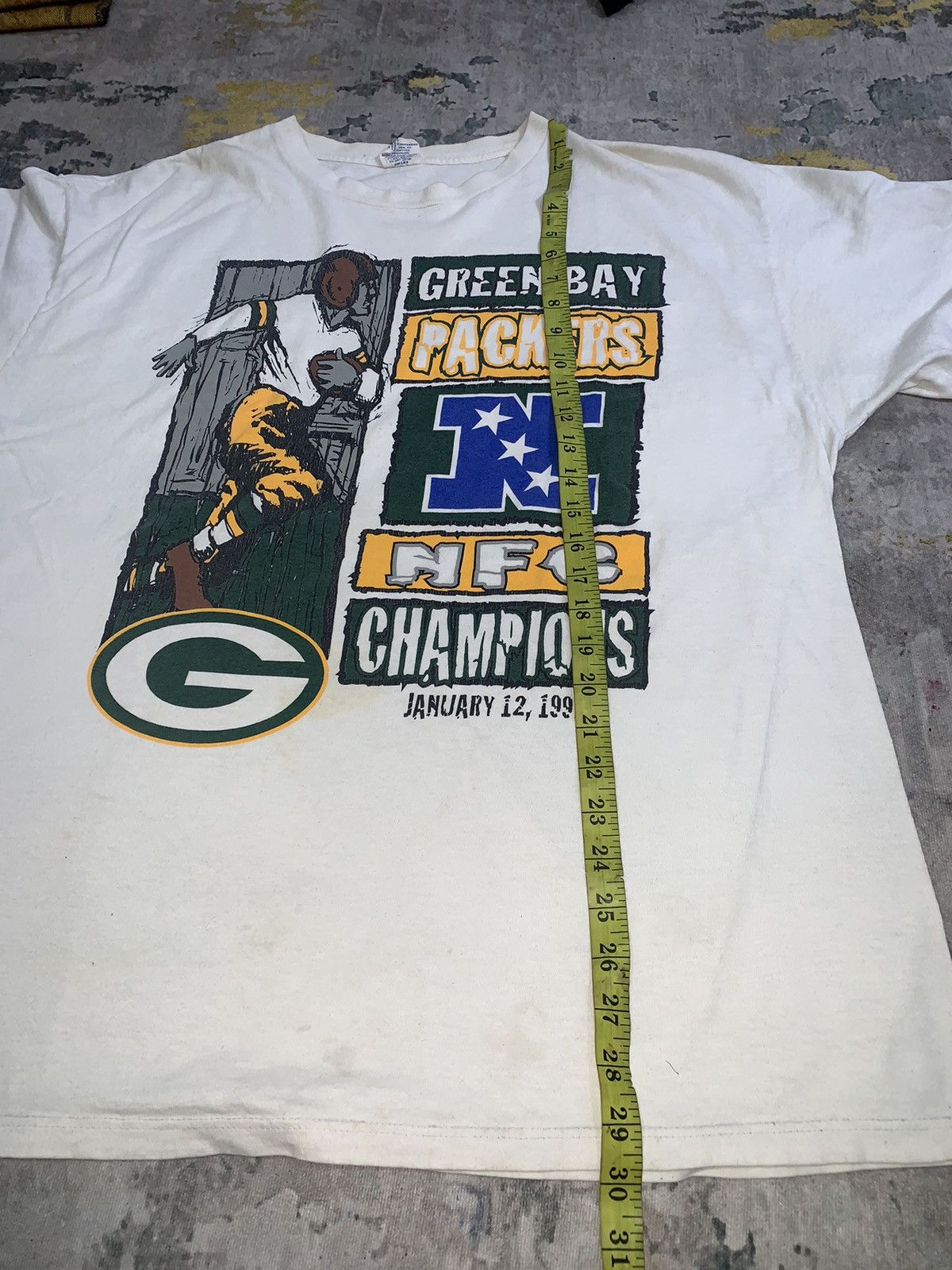 Vintage Vintage GREENBAY PACKERS Champions 1997 t-shirt Size US XL / EU 56 / 4 - 9 Thumbnail