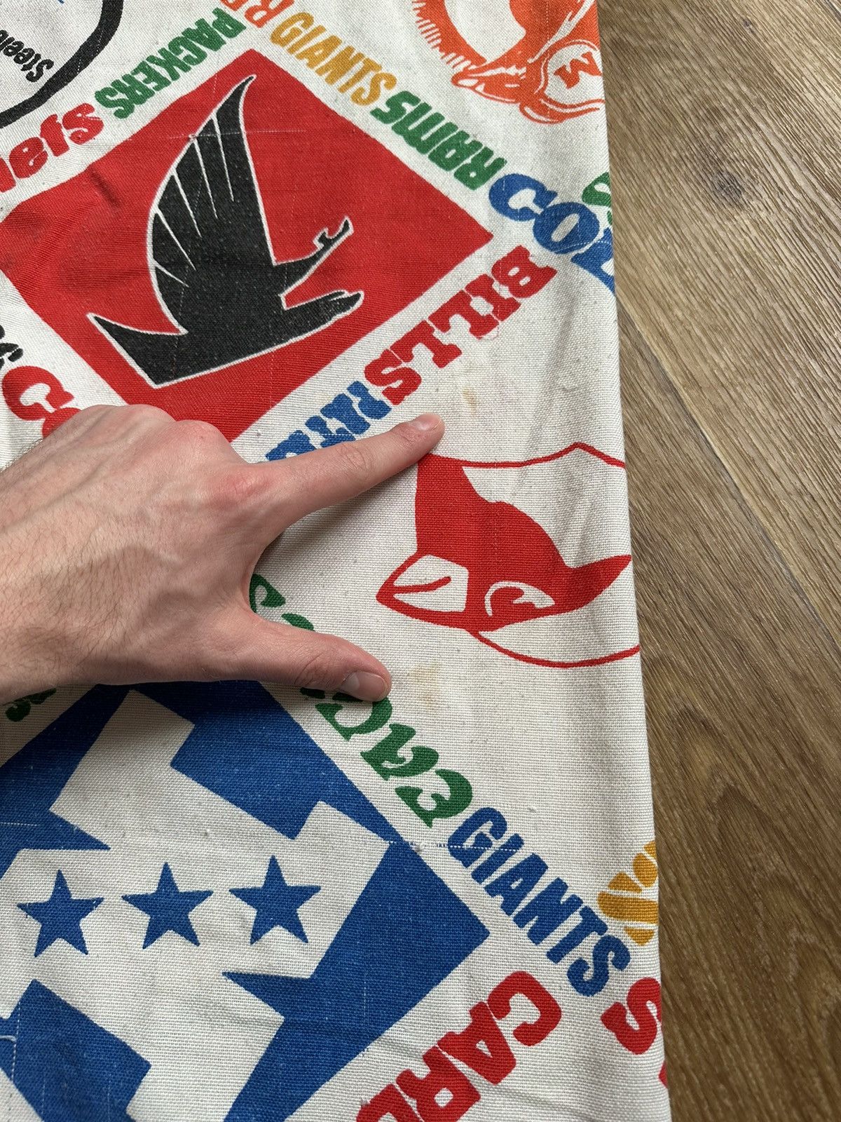NFL × Vintage Vintage NFL teams chiefs cover/rug/picnic blanket 85x36 Size ONE SIZE - 7 Thumbnail