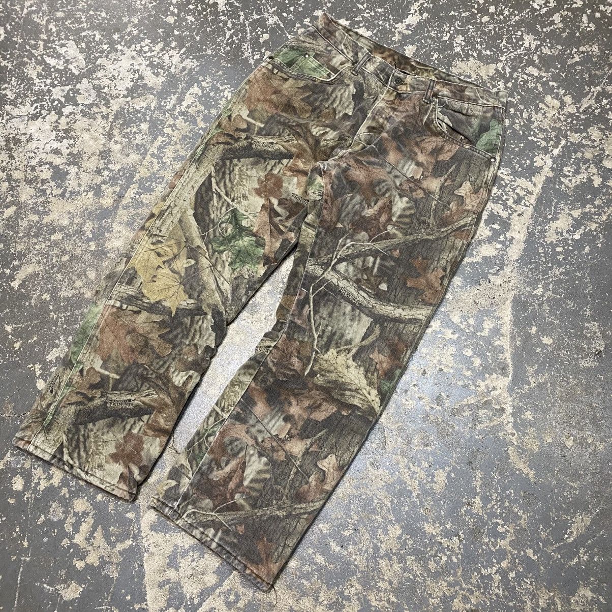 Realtree × Vintage Vintage Wrangler Camo Insulated Denim Camo Baggy Pants Camo Size US 32 / EU 48 - 6 Thumbnail