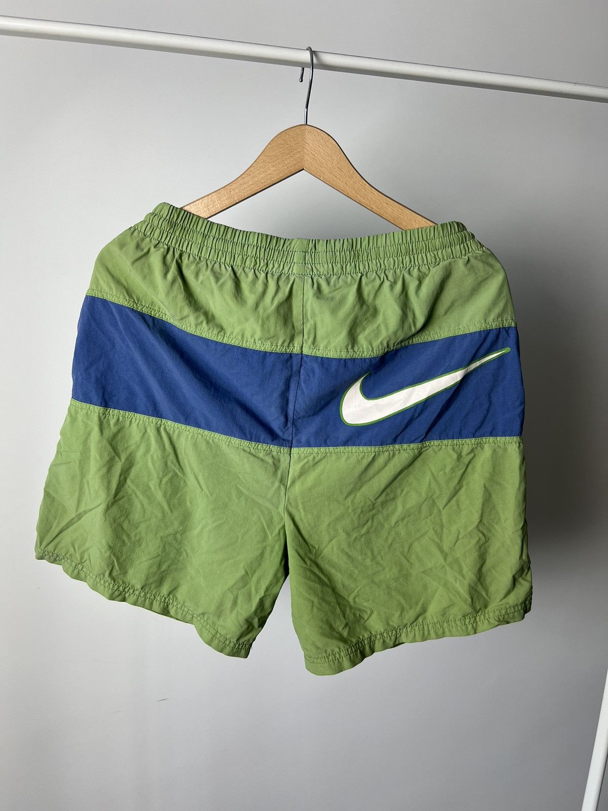 Nike Nike Vintage Shorts Big Logo y2k Size US 32 / EU 48 - 2 Thumbnail