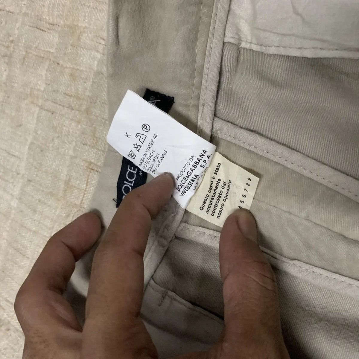 Dolce & Gabbana Vintage D&G Dolce & Gabbana Chino Pants In Size 35 Size US 35 - 8 Thumbnail