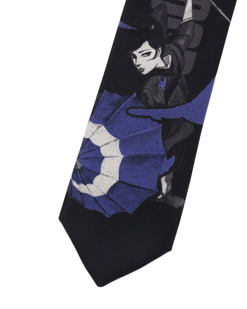 Yohji Yamamoto Yohji Yamamoto S'YTE X KAZUO KAMIMURA-LADY SNOWBLOOD TIE Size ONE SIZE - 2 Thumbnail