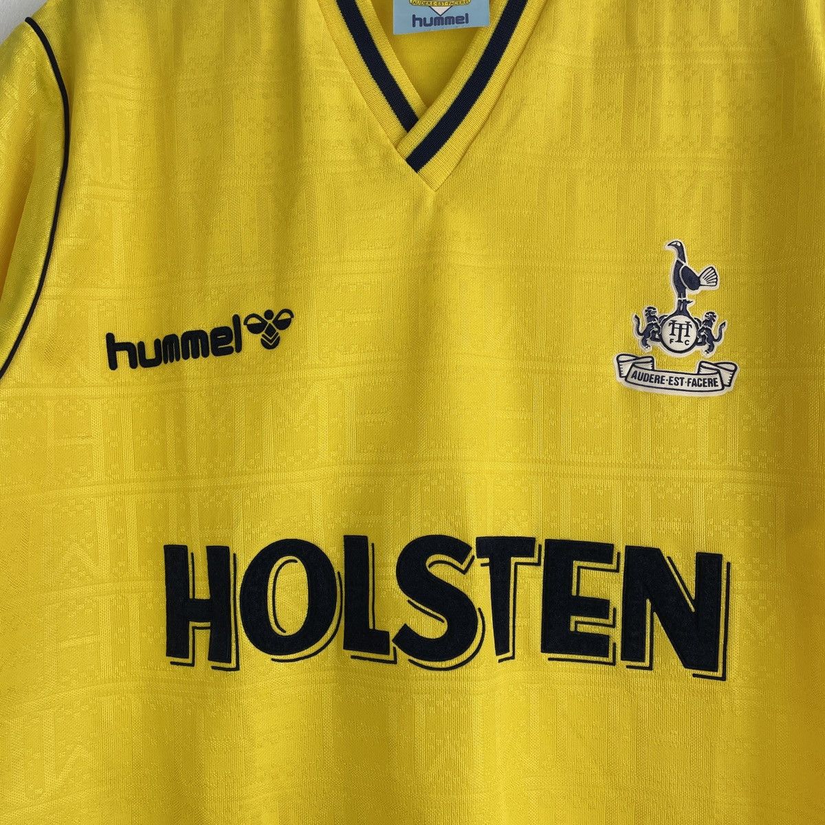 Hummel Vintage Tottenham Away Jersey Ultra Rare 1988-1991 size L-XL Size US XL / EU 56 / 4 - 5 Thumbnail
