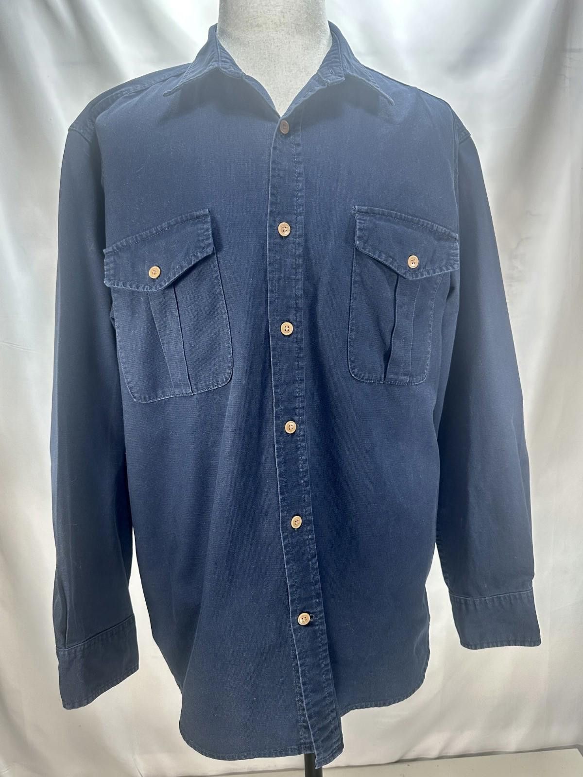 St. Johns Bay St. John's Bay Classic Fit Cotton Button Down Blue Men's XL Size US XL / EU 56 / 4 - 1 Thumbnail