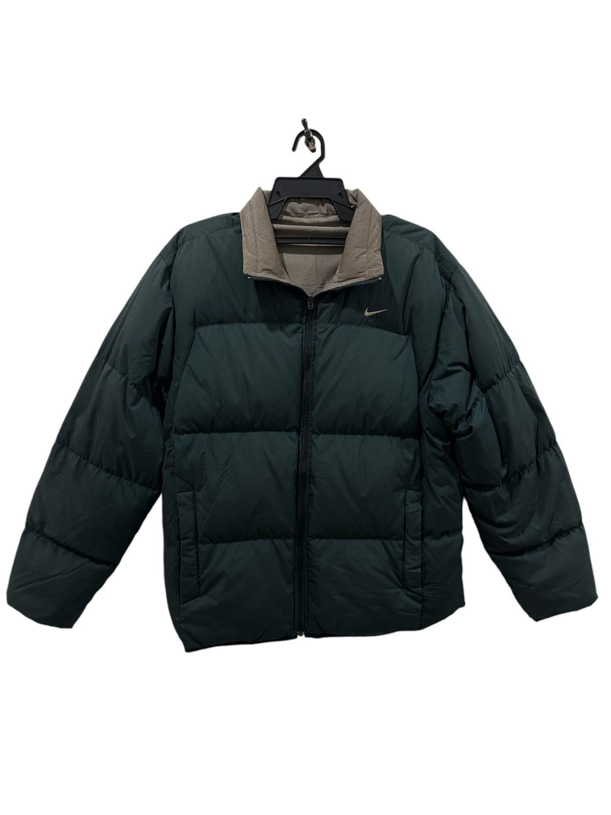 Vintage 2003 VTG Nike Puffer Reversible Jacket Size US L / EU 52-54 / 3 - 1 Thumbnail