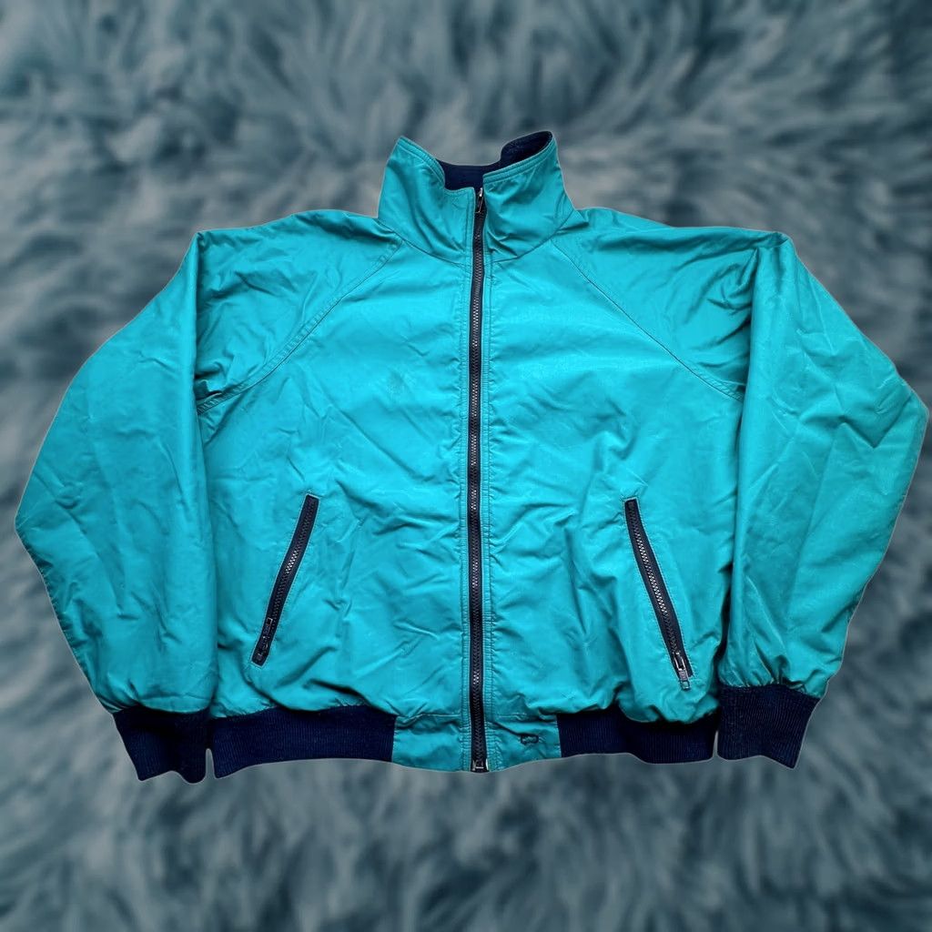 Vintage VINTAGE Woolrich Teton Bomber Jacket Fleece Lined Mens Large Emerald Blue 90s Size US L / EU 52-54 / 3 - 1 Thumbnail