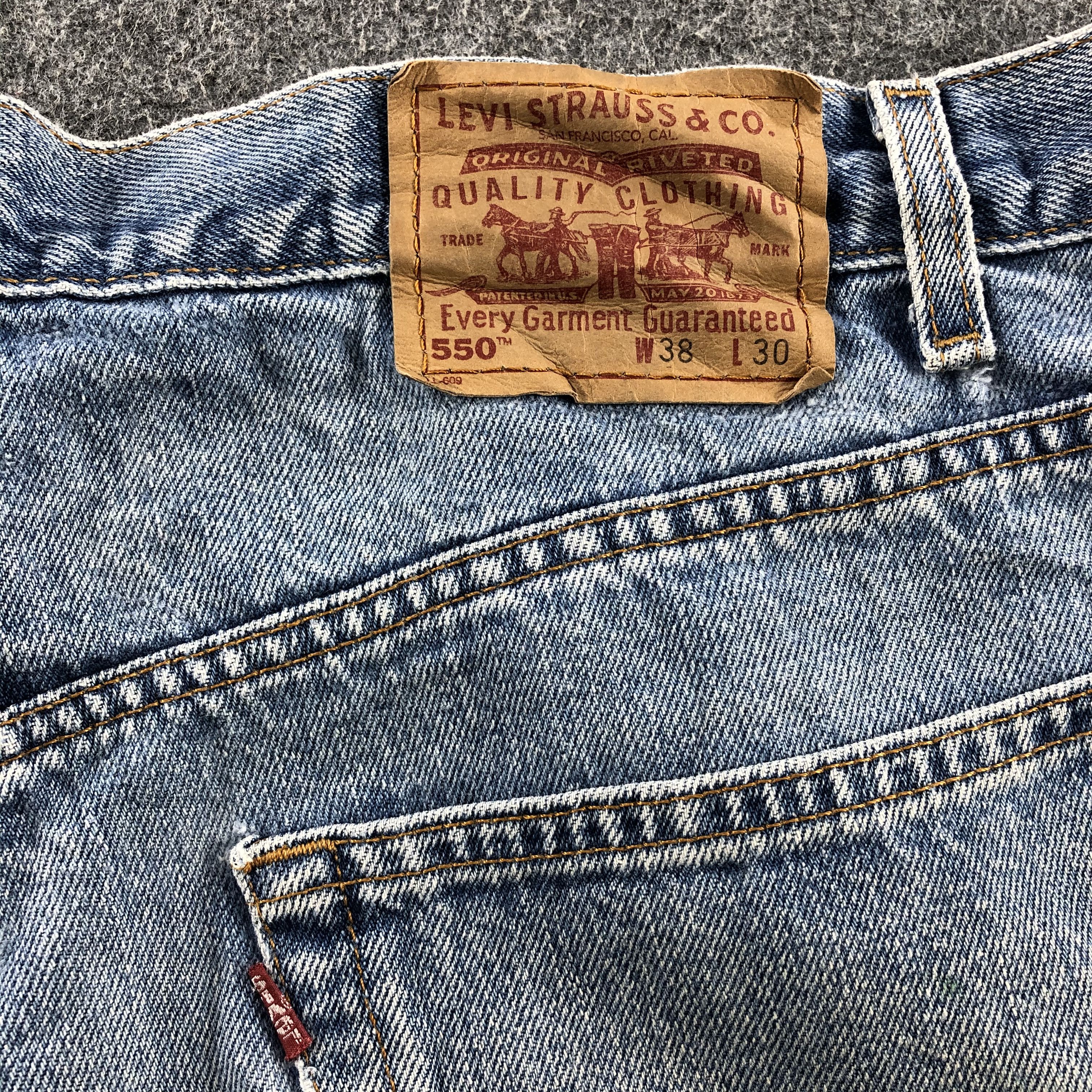 Levi's Light Wash Vintage Levis 550 Jeans-J1180 Size US 36 / EU 52 - 5 Thumbnail