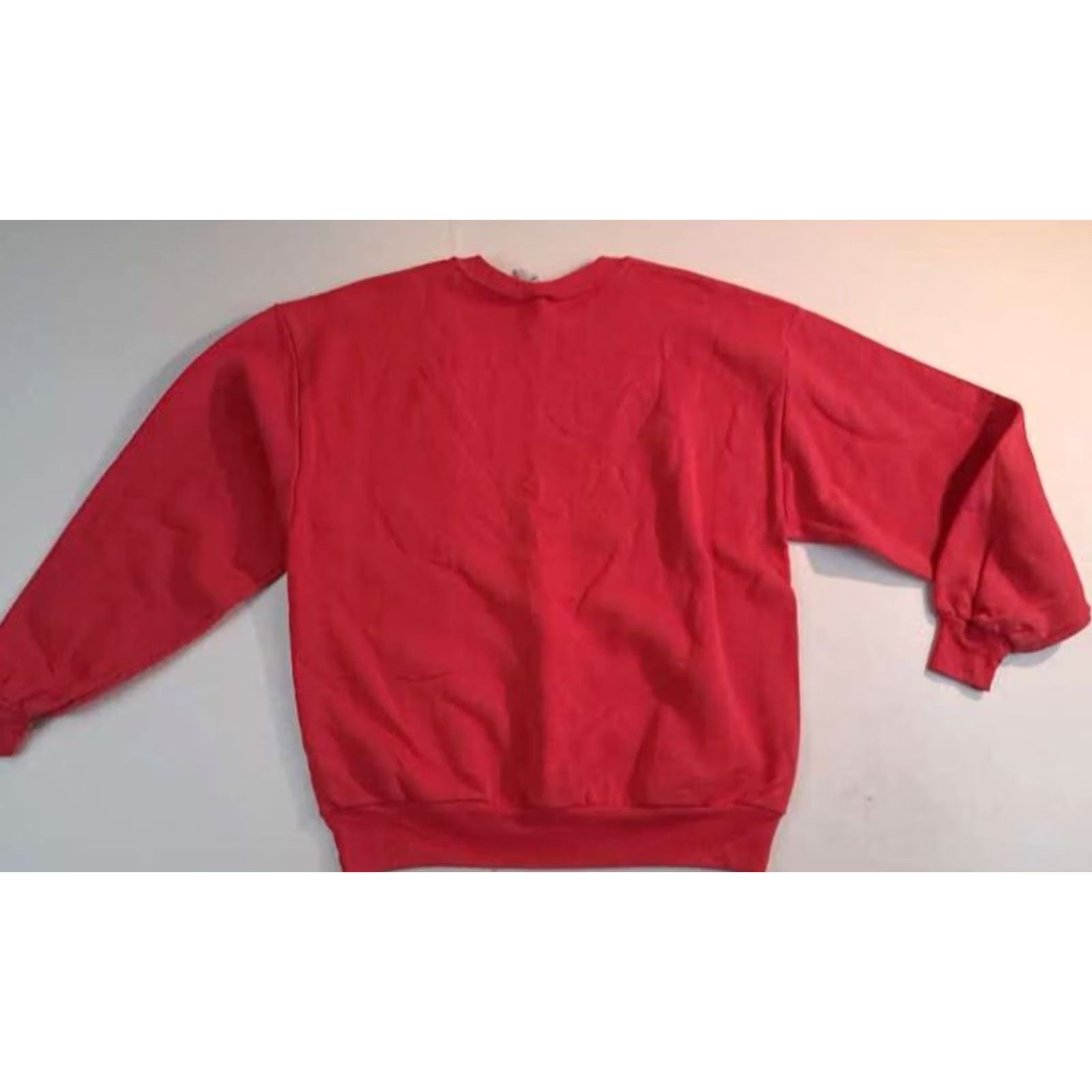 Jerzees Vintage 90s Woman USA Made Jerzees Large Red Sweatshirt Lightweight Pullover Size L / US 10 / IT 46 - 4 Thumbnail