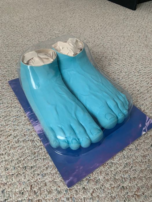 Imran Potato Caveman Slippers Blue Smurf(One Size Fits All)