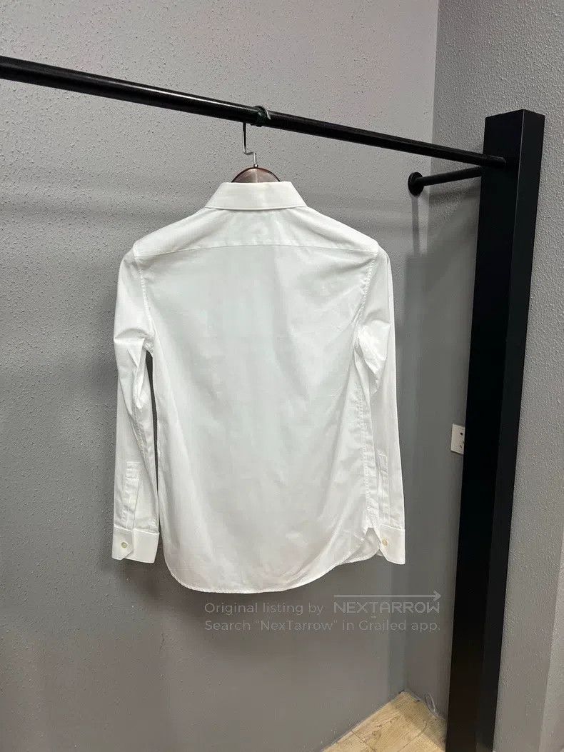 Saint Laurent Paris Saint Laurent Paris Pure White Long Sleeve Shirt Size XS / US 0-2 / IT 36-38 - 2 Thumbnail